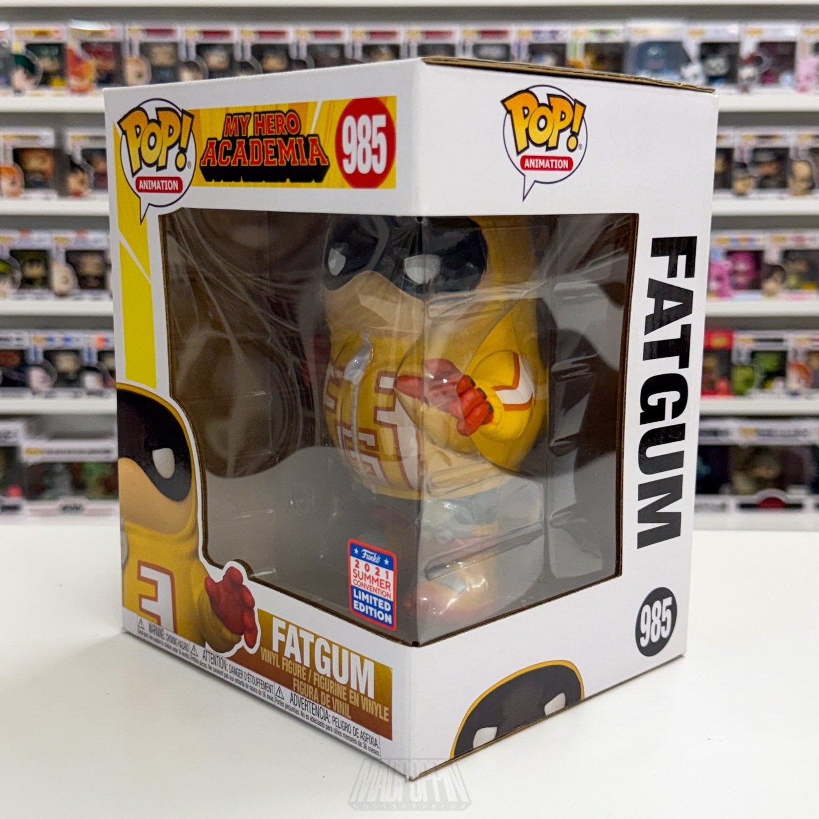 Funko Pop Anime My Hero Academia Fatgum Taishiro FunKon 985 Toy Vinyl 6" Figure