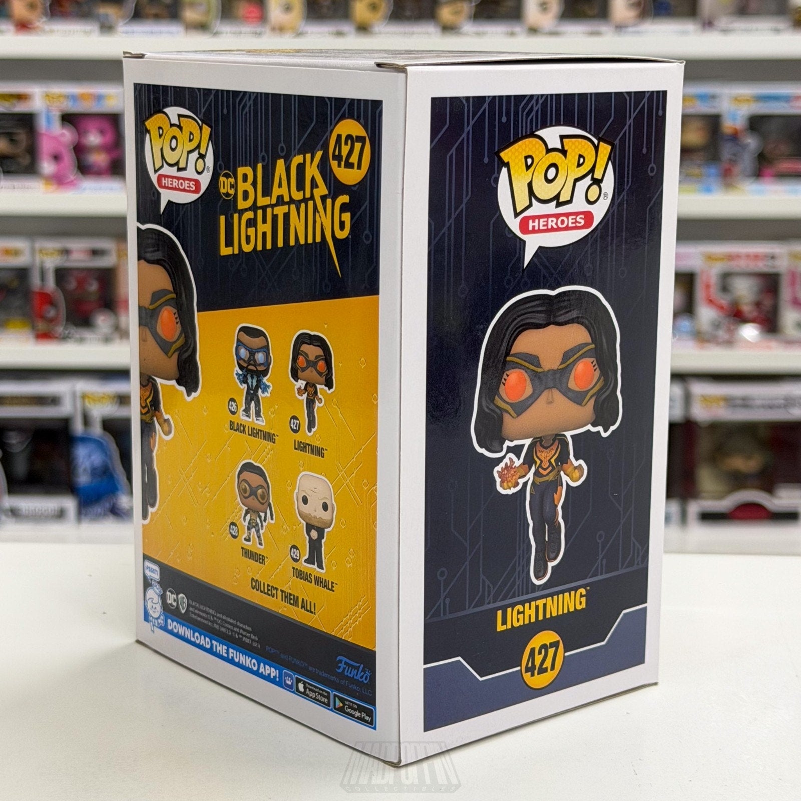 Funko Pop DC Super Heroes Black Lightning 427 CW Television Show Vinyl Figure