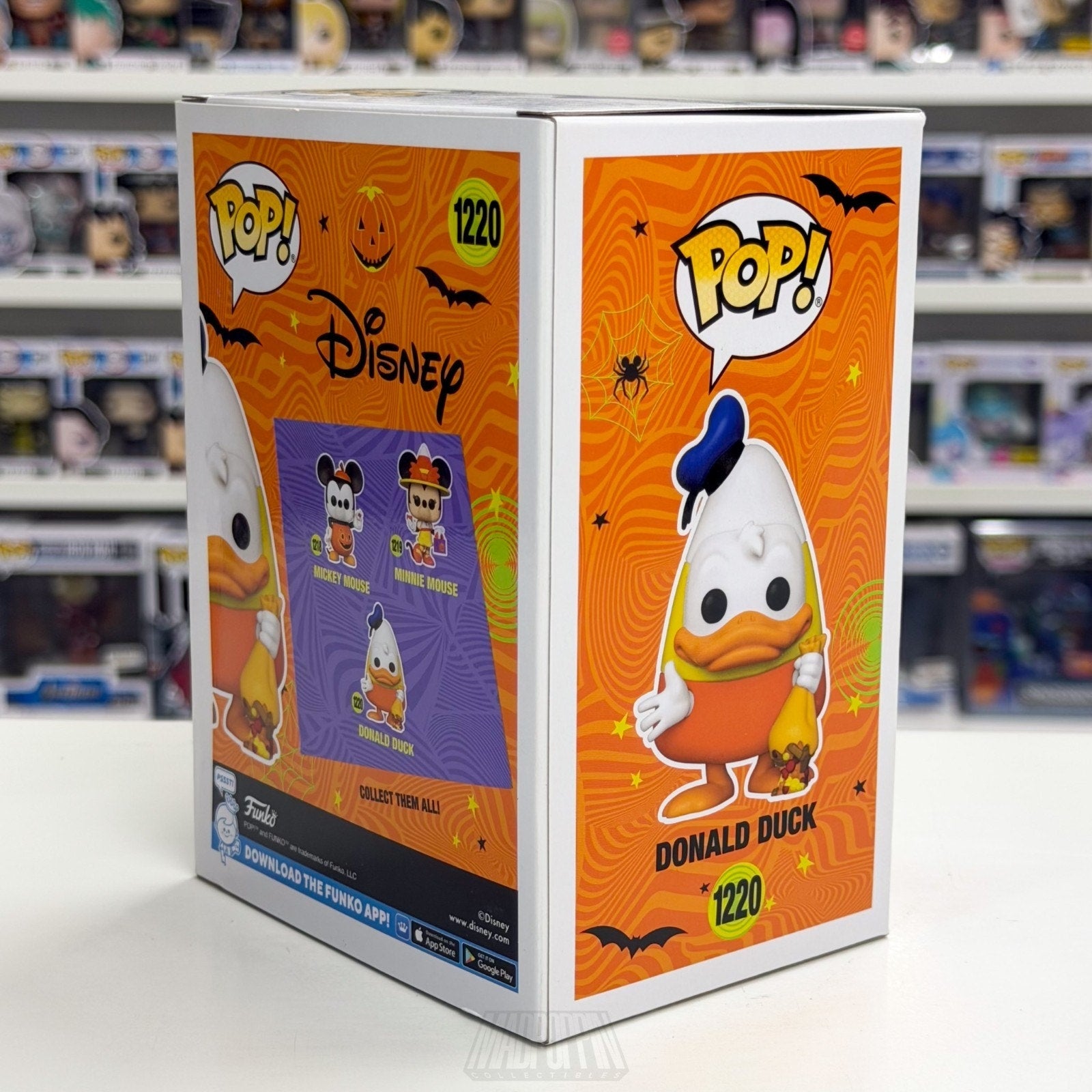 Funko Pop Disney Donald Duck as Candy Corn Trick or Treat Halloween 1220 Figure