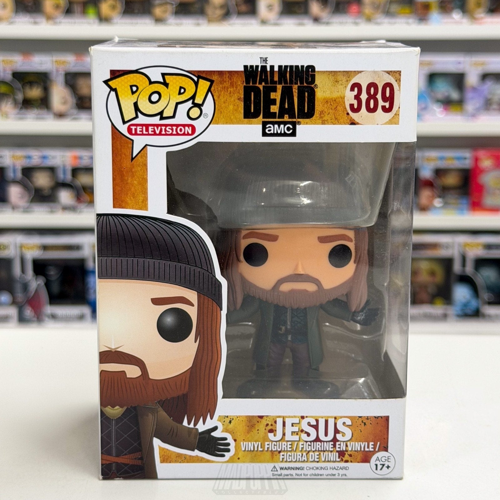 Funko Pop TV The Walking Dead Jesus 389 Zombie Horror Drama Sereis Vinyl Figure