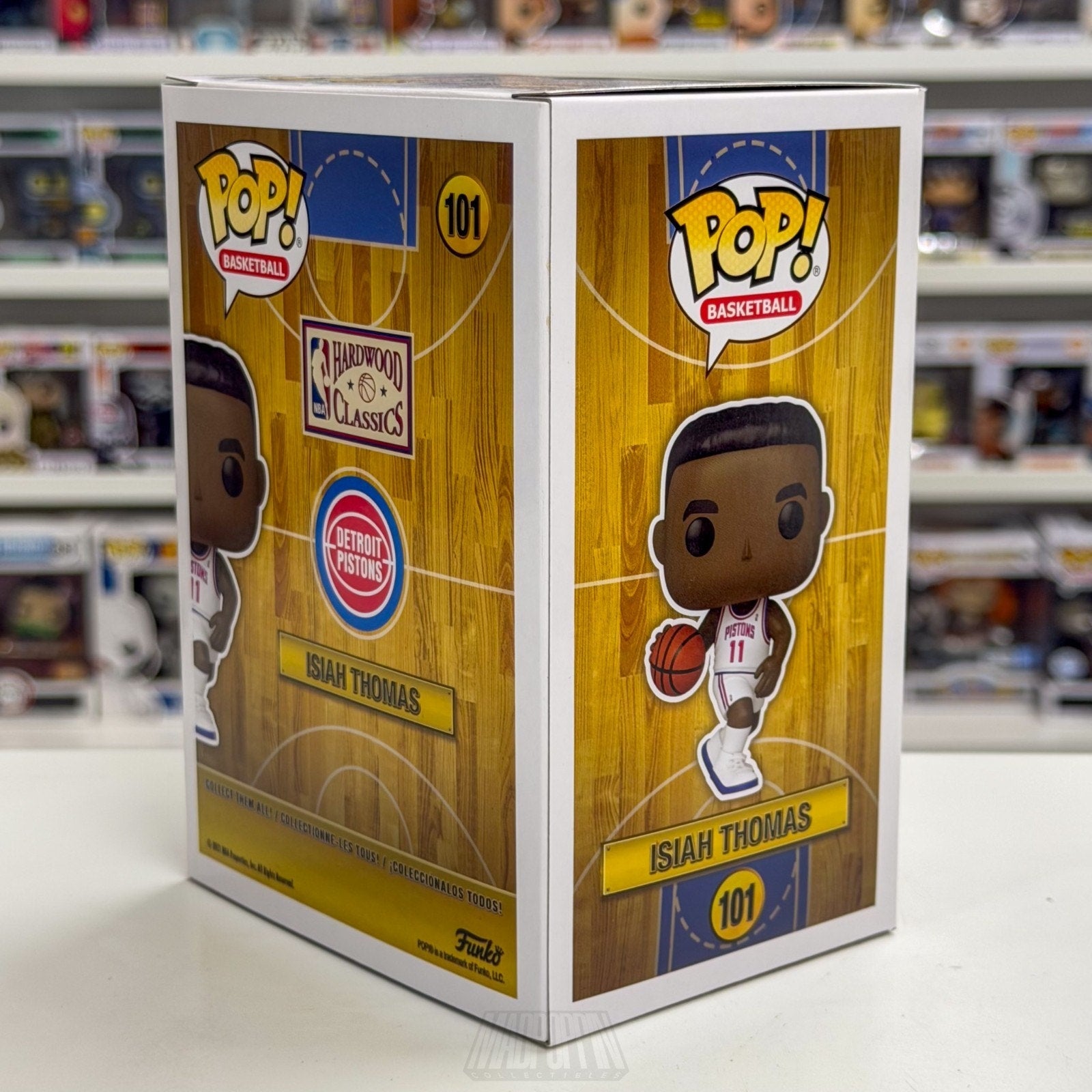 Funko Pop NBA Basketball Detroit Pistons Isiah Zeke Thomas 101 PG Vinyl Figure
