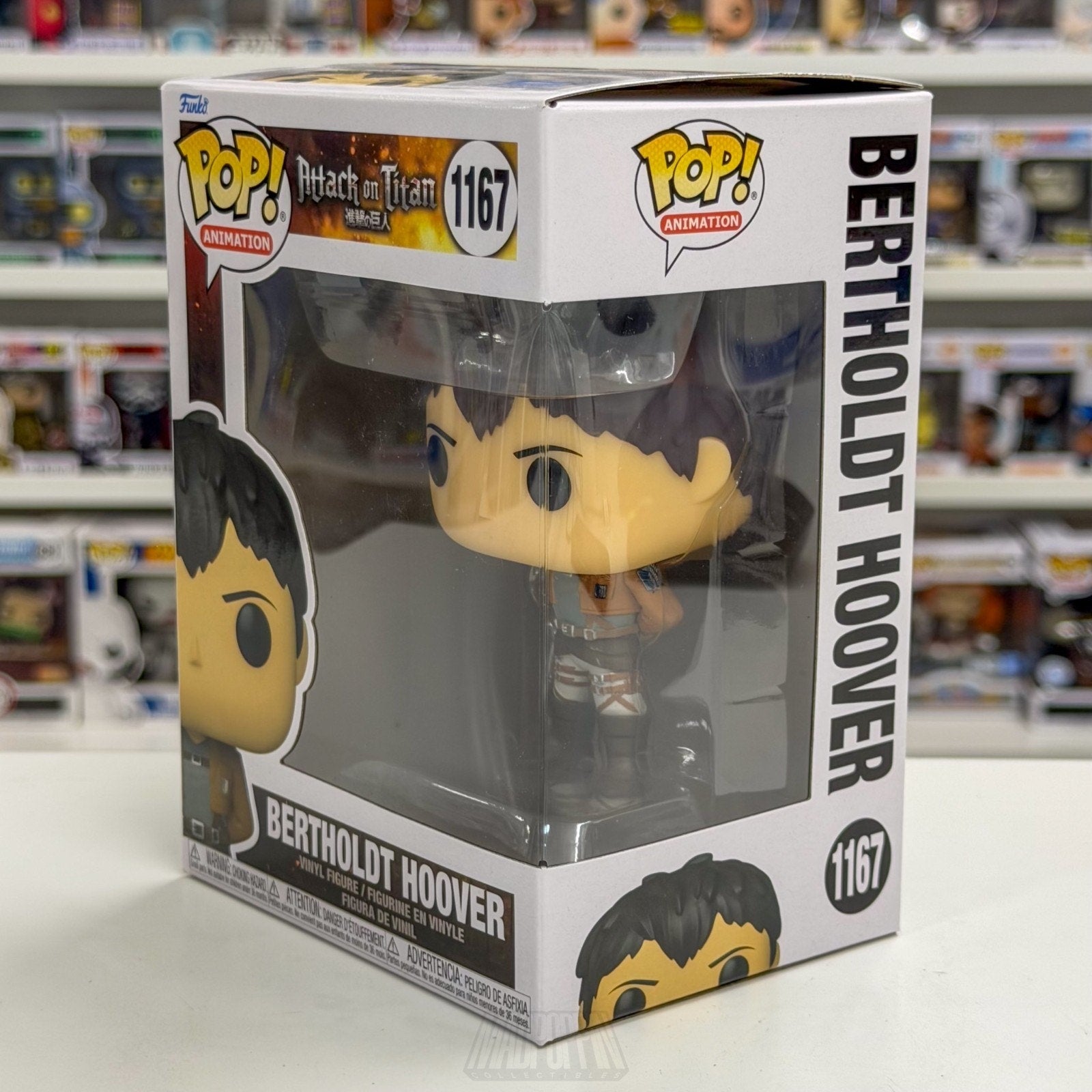 Funko Pop Anime Attack on Titan Bertholdt Hoover 1167 Japan Manga Vinyl Figure