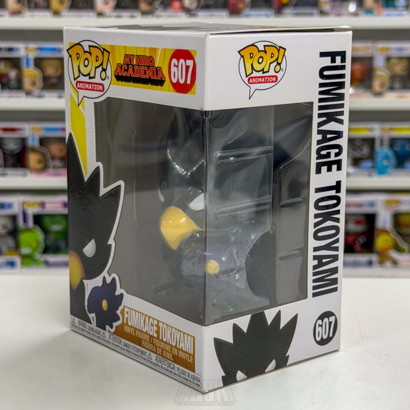 Funko Pop Anime My Hero Academia Fumikage Tokoyami 607 Japan Manga Vinyl Figure
