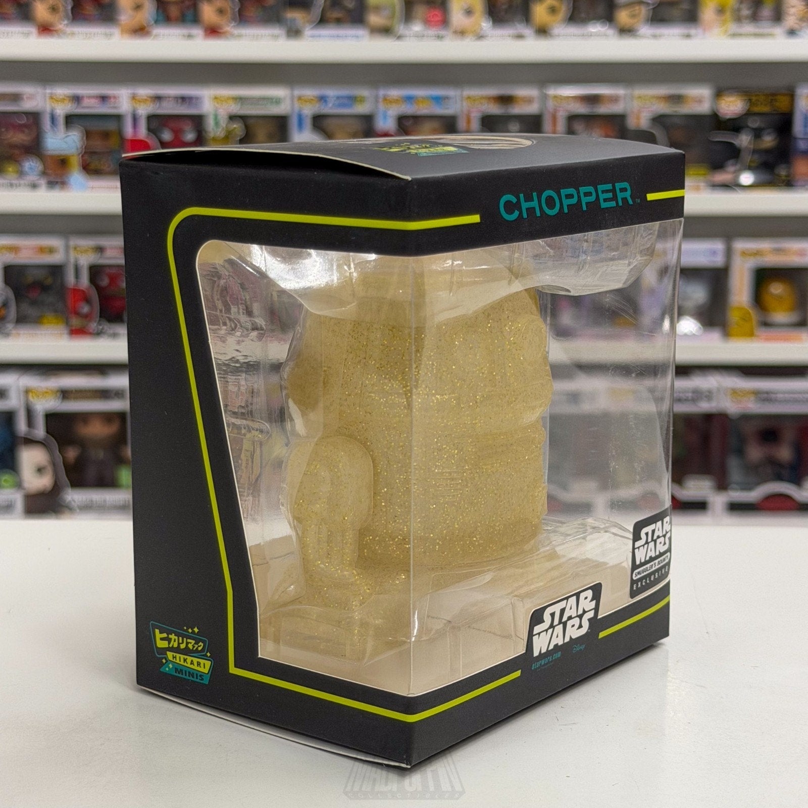 Funko Hikari Mini XS Star Wars Smugglers Bounty Rebels Chopper Gold Glitter Toy