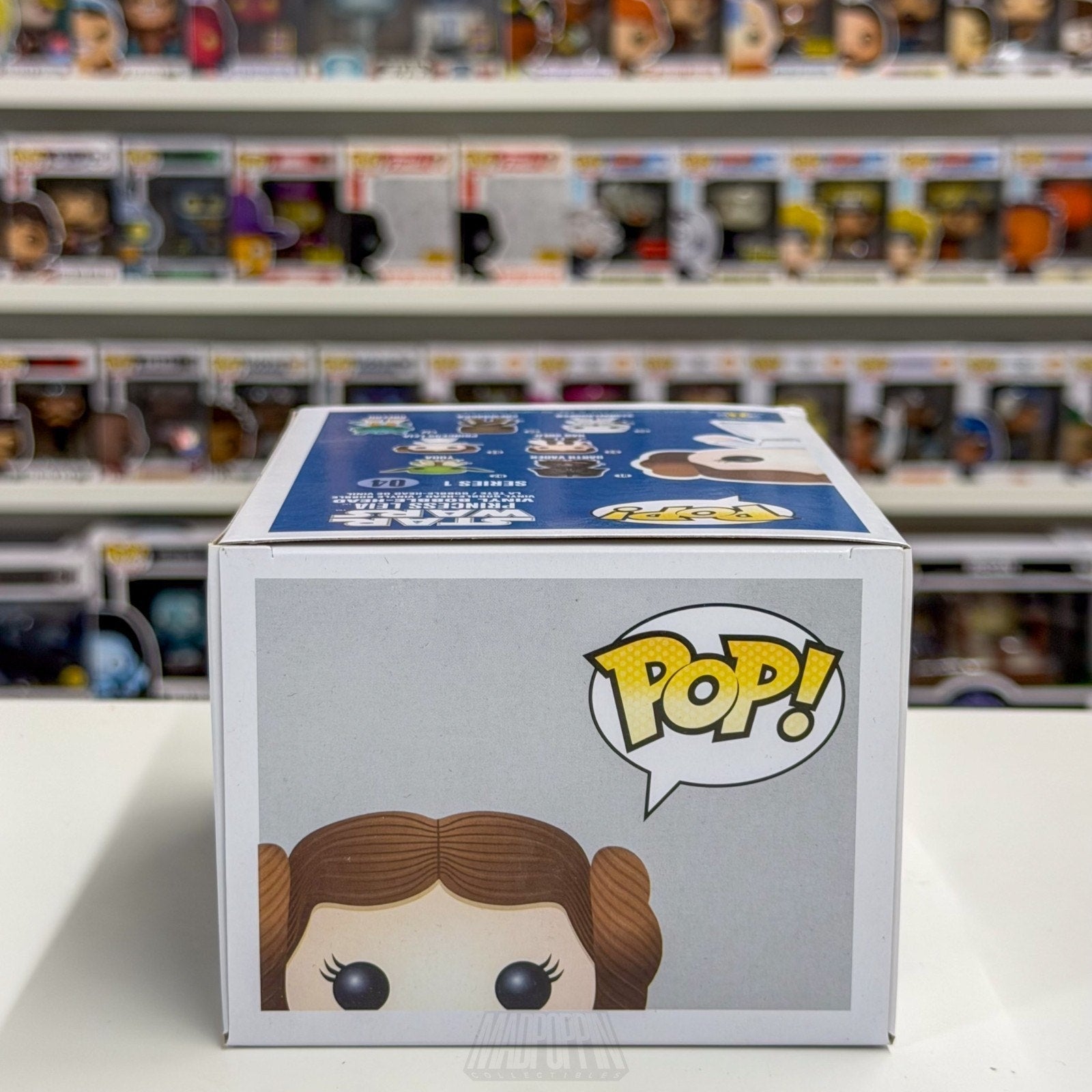 Funko Pop Star Wars Princess Leia Blue Box 04 Jedi Force Sci-Fi Toy Vinyl Figure