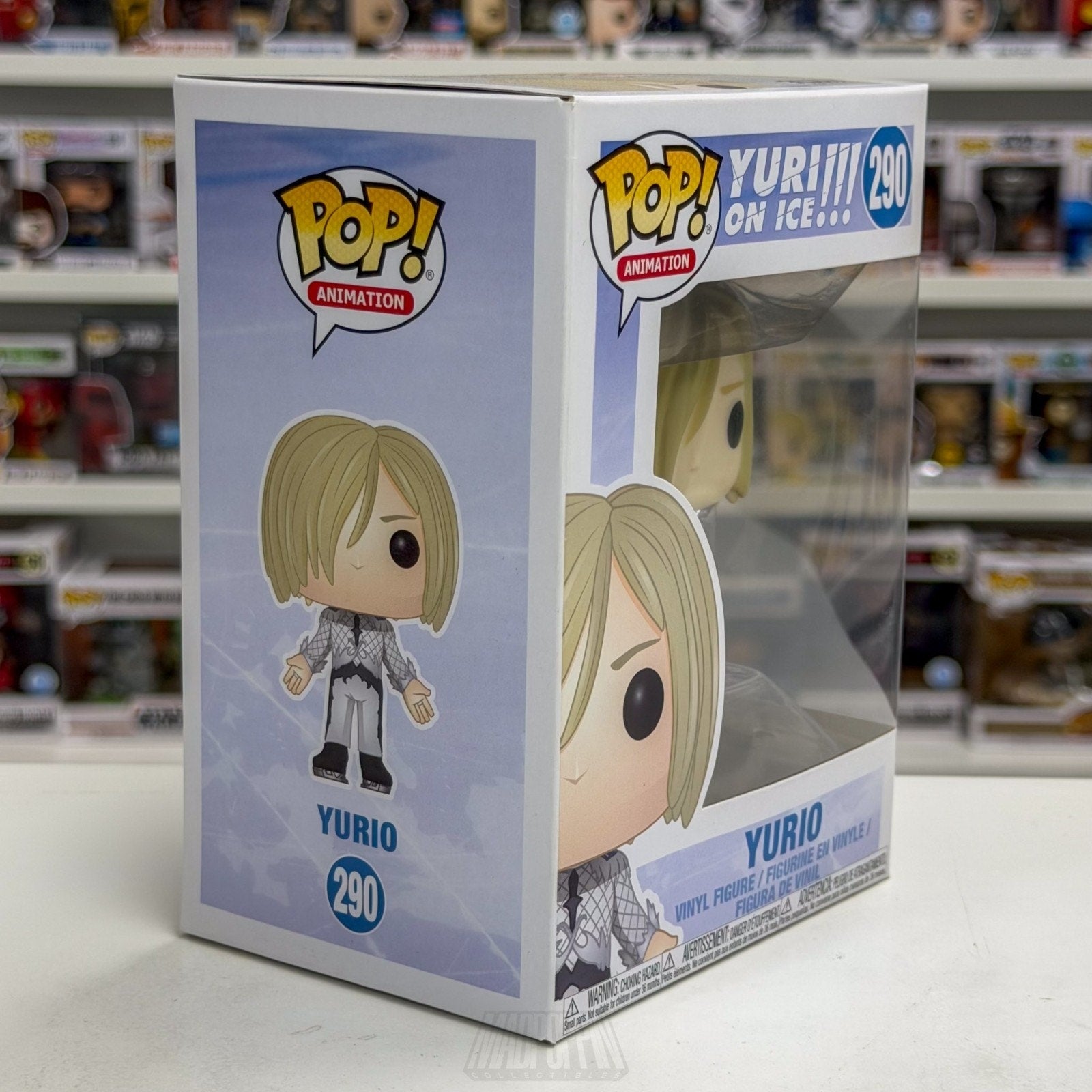 Funko Pop Anime Yuri on Ice Yurio Plisetsky 290 Japan Manga Skating Vinyl Figure