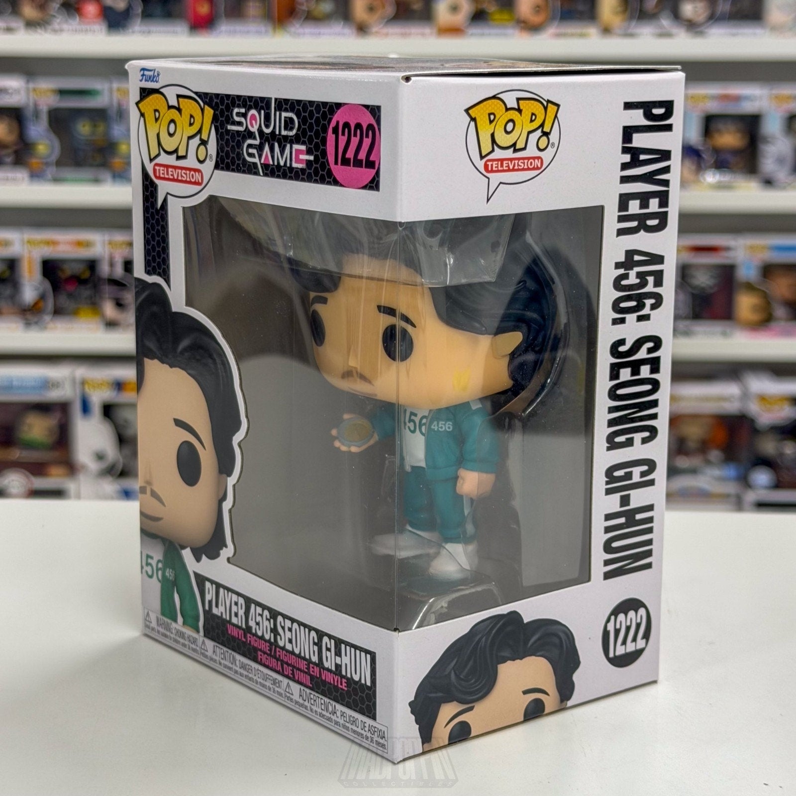 Funko Pop TV Netflix Squid Game Player 456 Seong Gi-Hun 1222 Korean Toy Figure