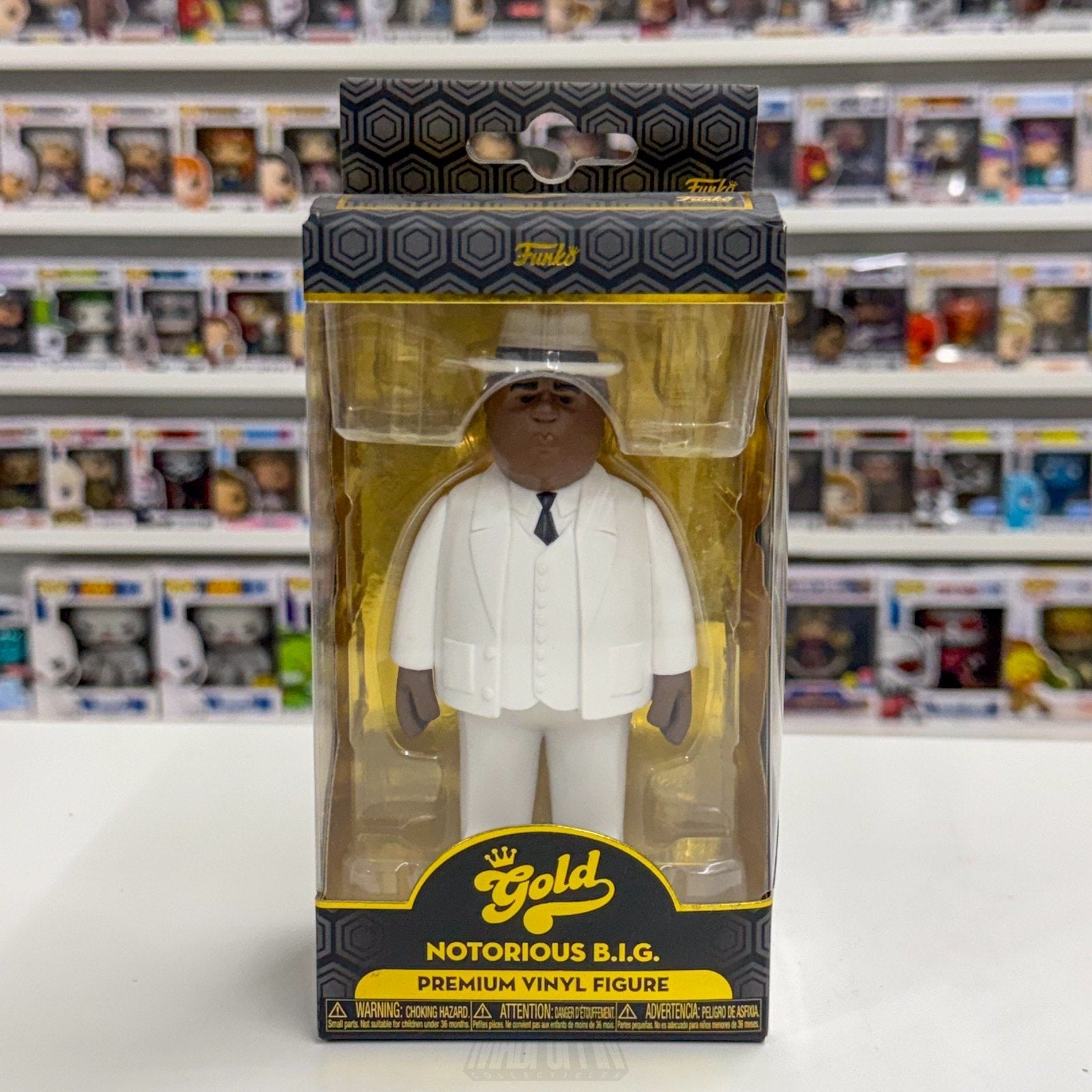 Funko Gold Notorious B.I.G. Biggie Smalls Suit Music Rap Hip Hop Vinyl