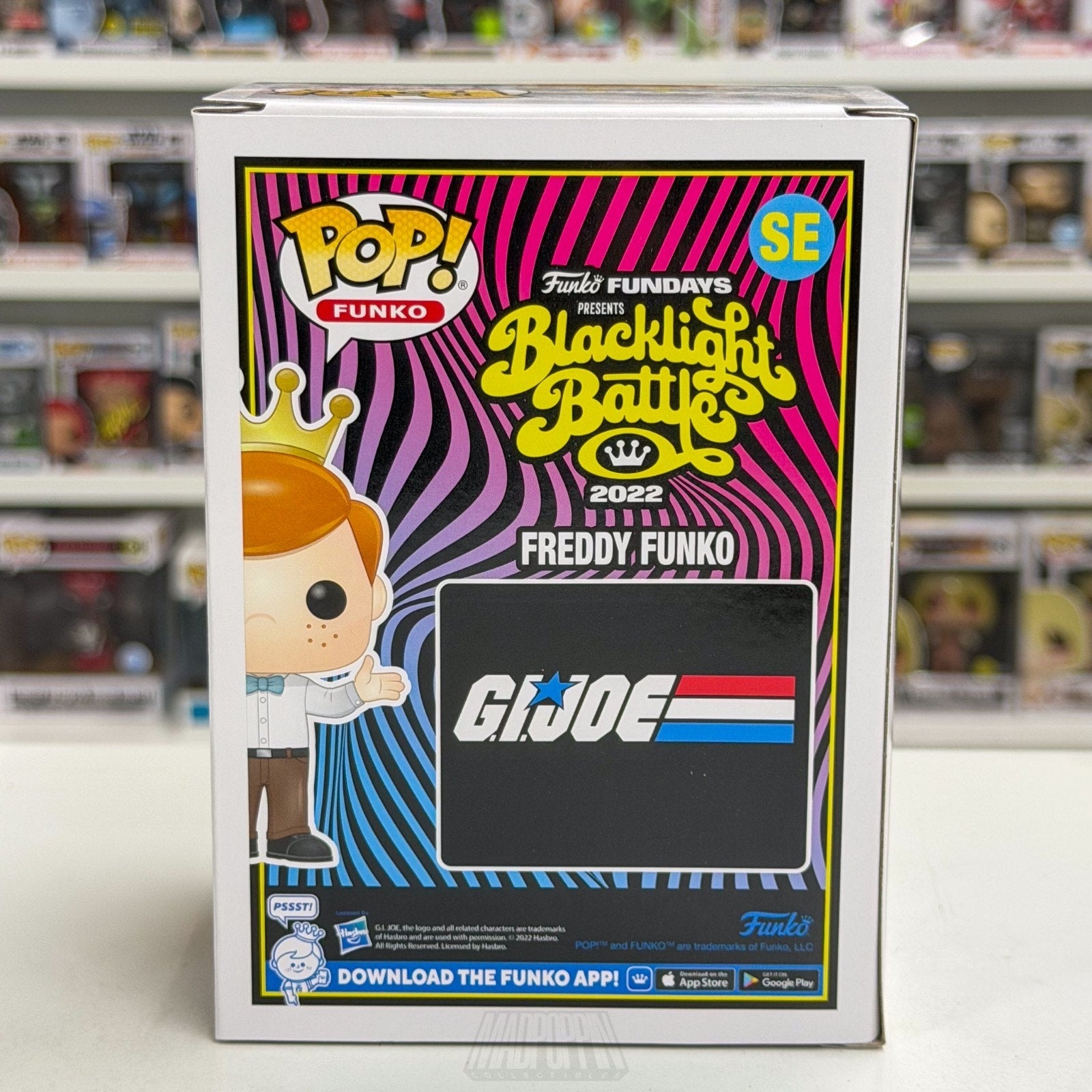 Funko Pop Freddy Blacklight Battle G.I. Joe Destro SE 80s Catroon Vinyl Figure