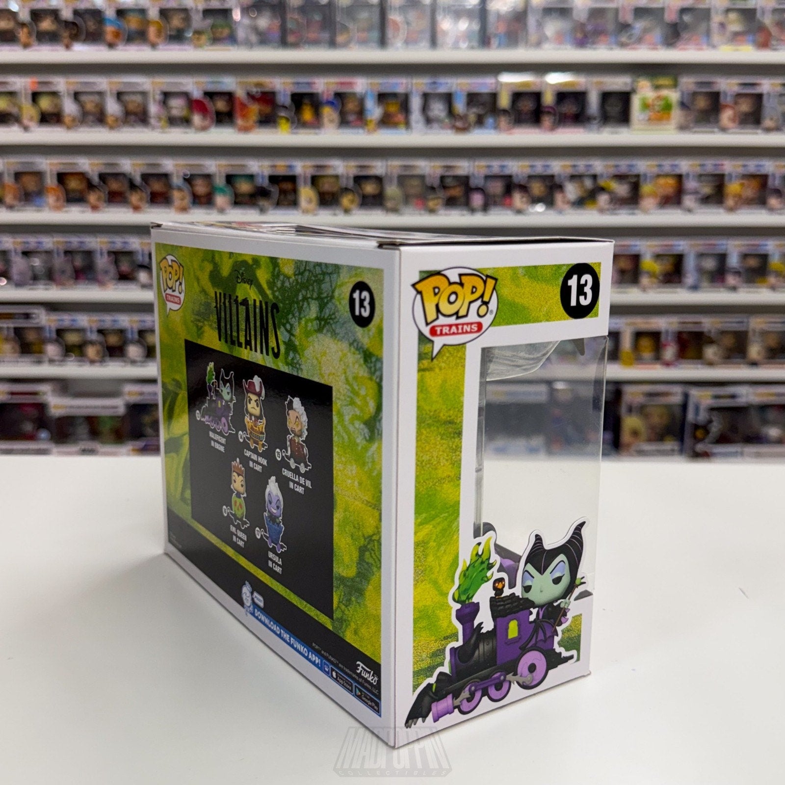 Funko Pop Trains Disney Villains Maleficent in Engine 13 Sleeping Beauty Figure