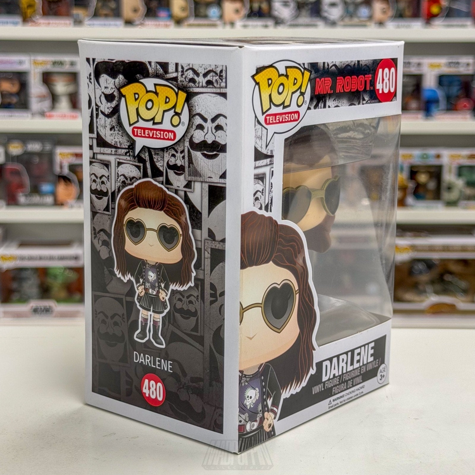 Funko Pop TV Mr Robot Darlene Alderson 480 Cyber Hacker Drama Toy Vinyl Figure