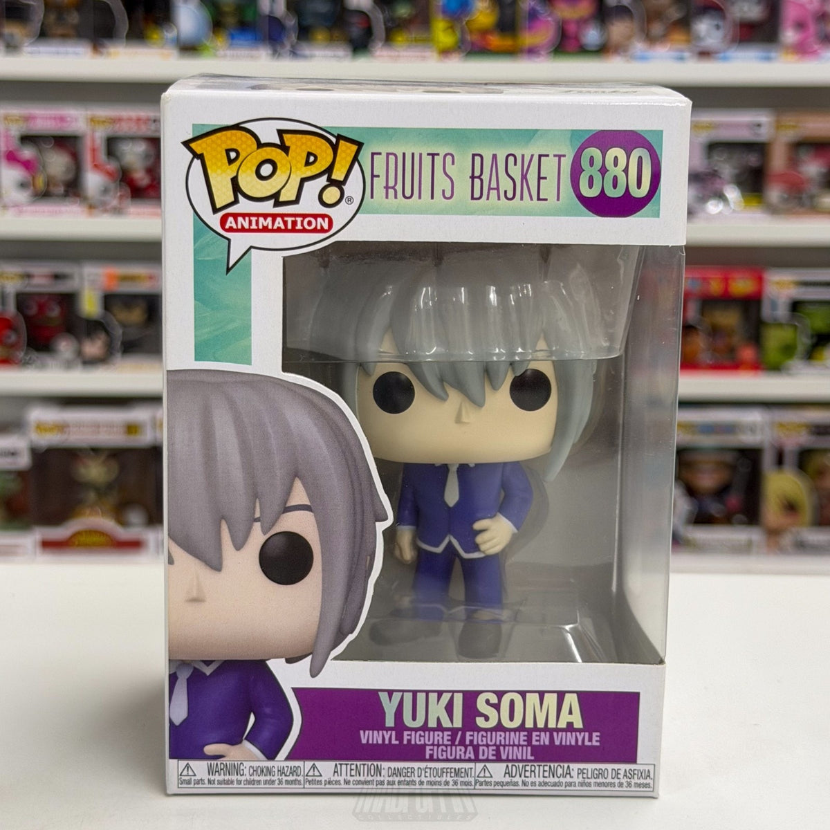 Funko Pop Anime Fruits Basket Yuki Soma 880 Supernatural Manga Toy Vinyl Figure