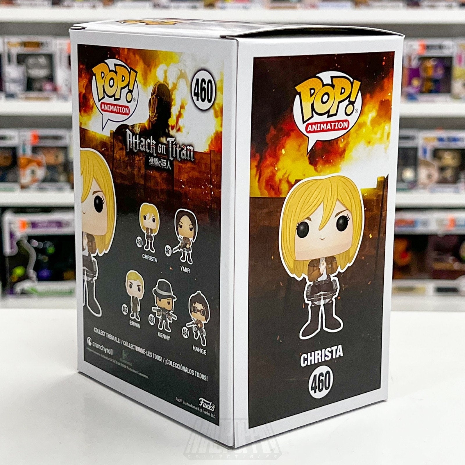 Funko Pop Anime Attack on Titan Christa Lenz 460 Animation Manga Vinyl Figure