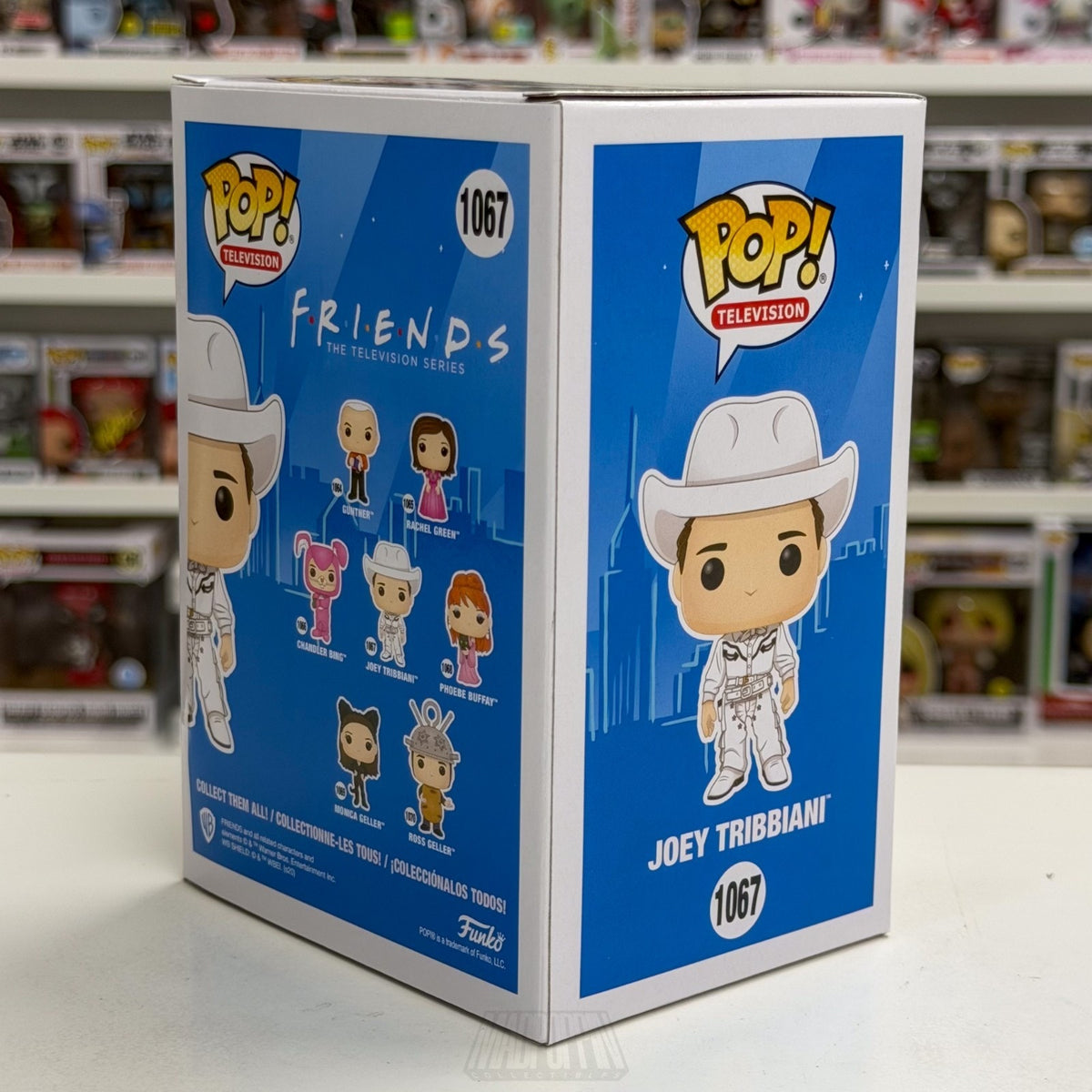 Funko Pop TV Friends Joey Tribbiani 1067 White Cowboy Outfit Toy Vinyl Figure