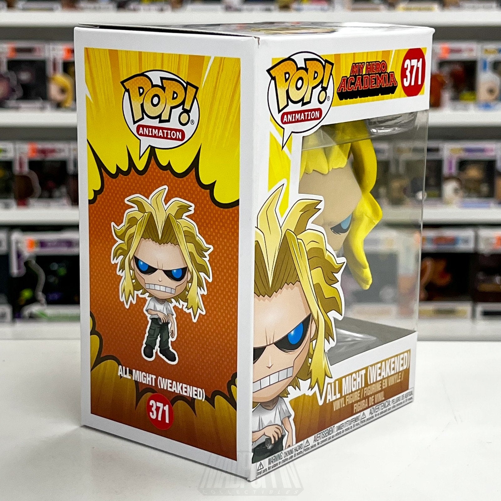 Funko Pop Anime My Hero Academia All Might Weakened 371 Toshinori Vinyl Figure