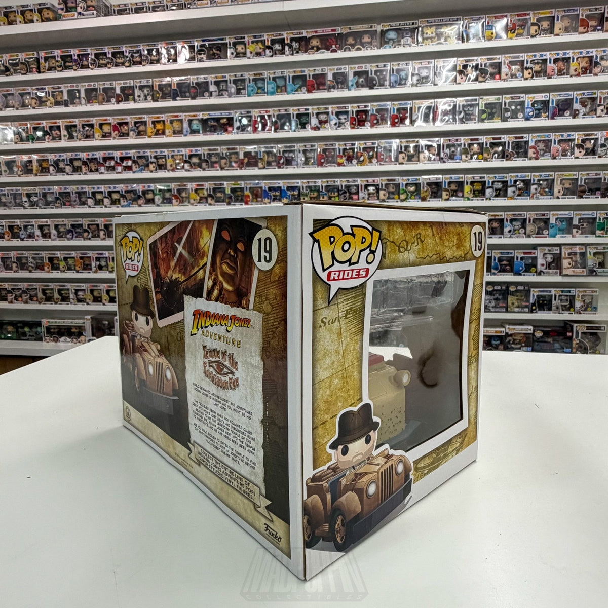 Funko Pop Disney Parks Ride Indiana Jones Adventure Indy's Ride 19 Vinyl Figure