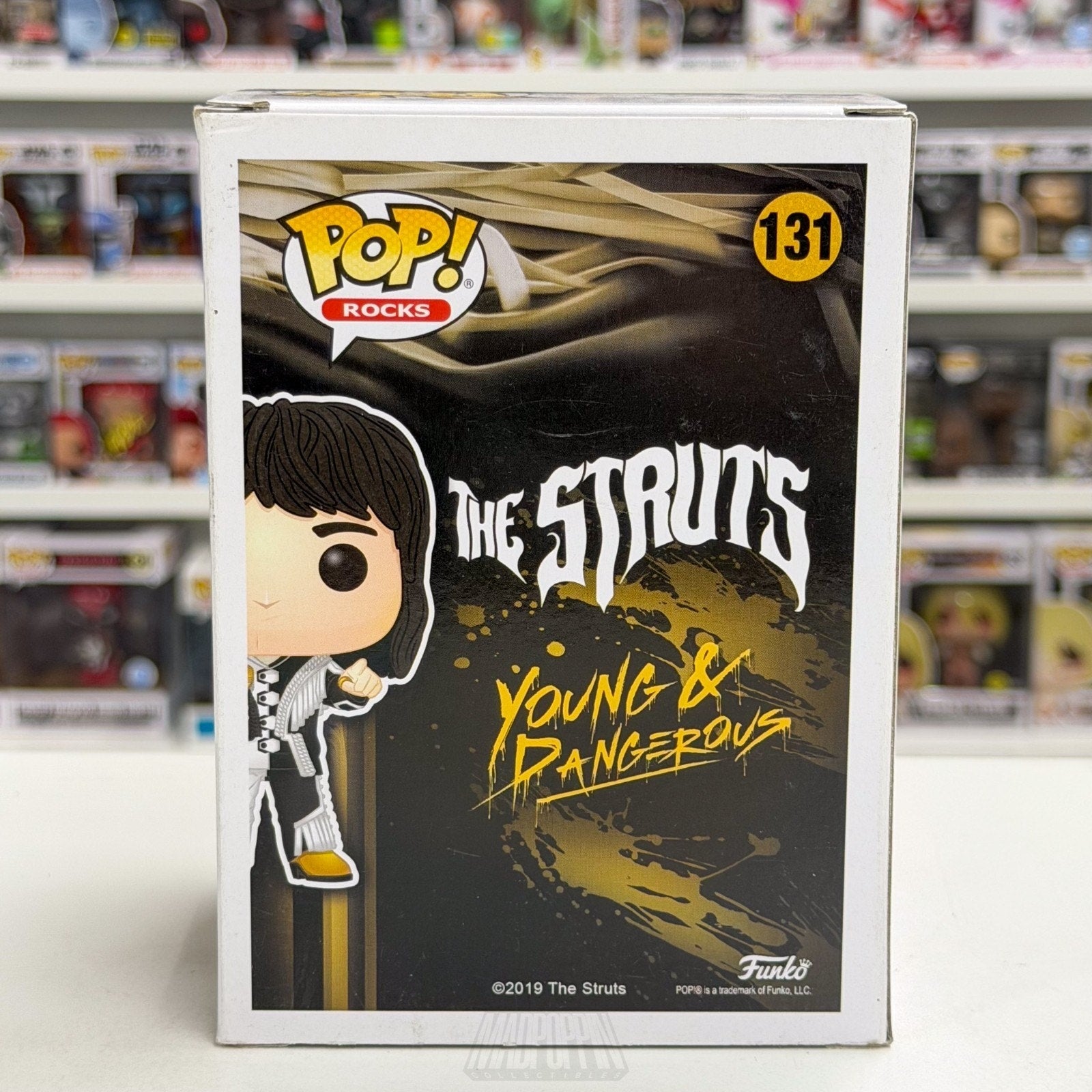 Funko Pop Rocks The Struts Luke Spiller 131 Music Band Glam Toy Vinyl Figure