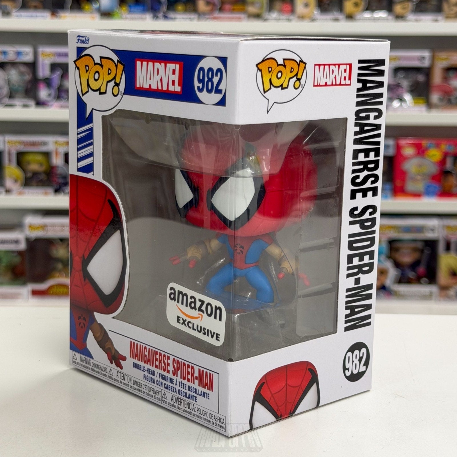 Funko Pop Marvel Mangaverse Spider-Man Amazon 982 Beyond Amazing Vinyl Figure