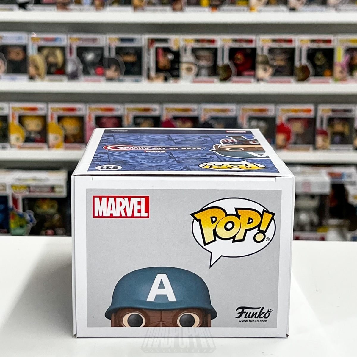 Funko Pop Marvel Collector Corps WWII Ultimates Captain America 821 Vinyl Figure