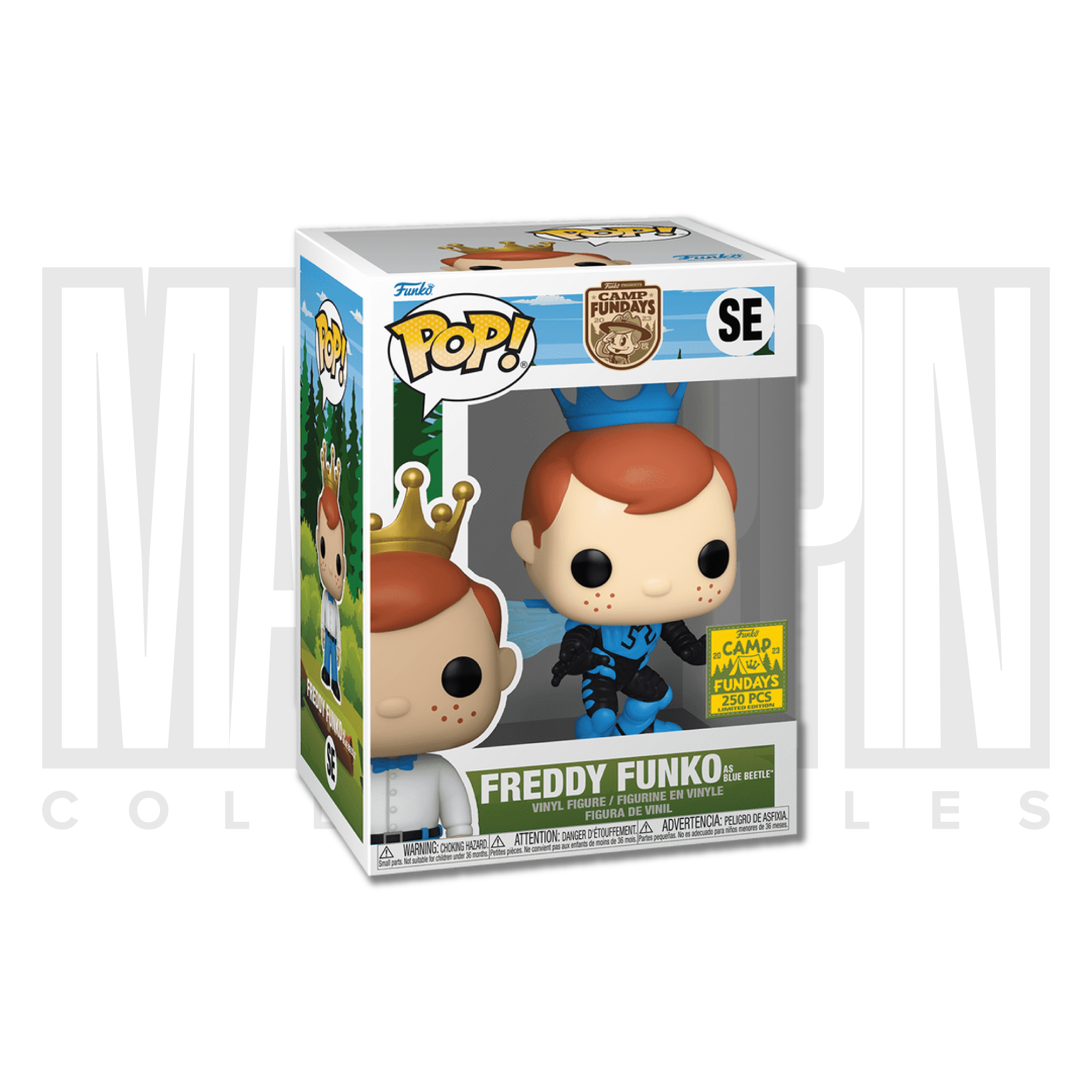 Funko Pop Camp Fundays DC Freddy as Blue Beetle LE 250 SE