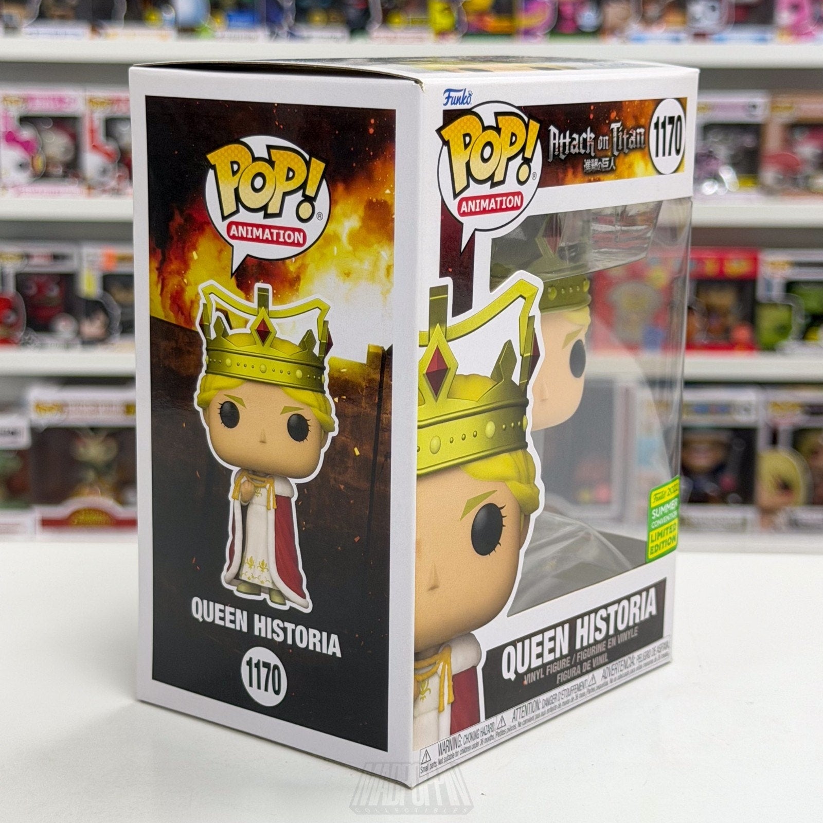 Funko Pop Anime Attack on Titan Queen Historia FYE 1170 Japan Manga Vinyl Figure