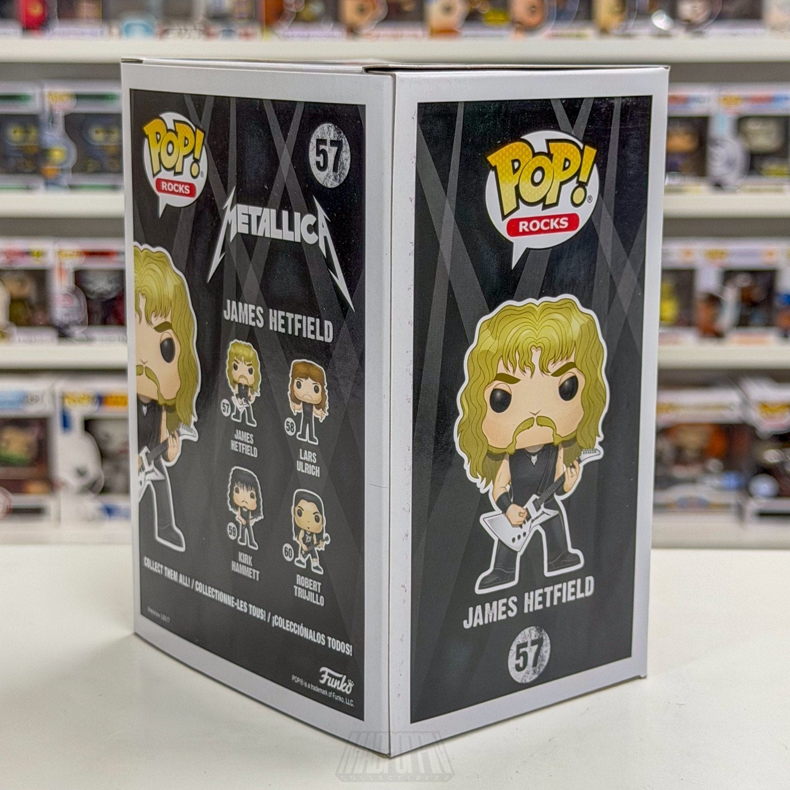 Funko Pop Rocks Metallica James Hetfield 57 Heavy Metal Thrash Band Vinyl figure