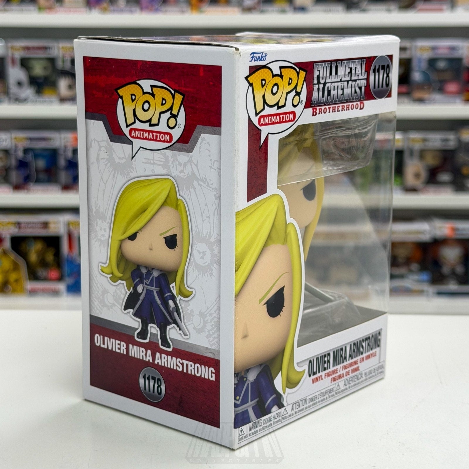 Funko Pop Anime Fullmetal Alchemist Olivier Mira Armstrong 1178 Manga Toy Figure