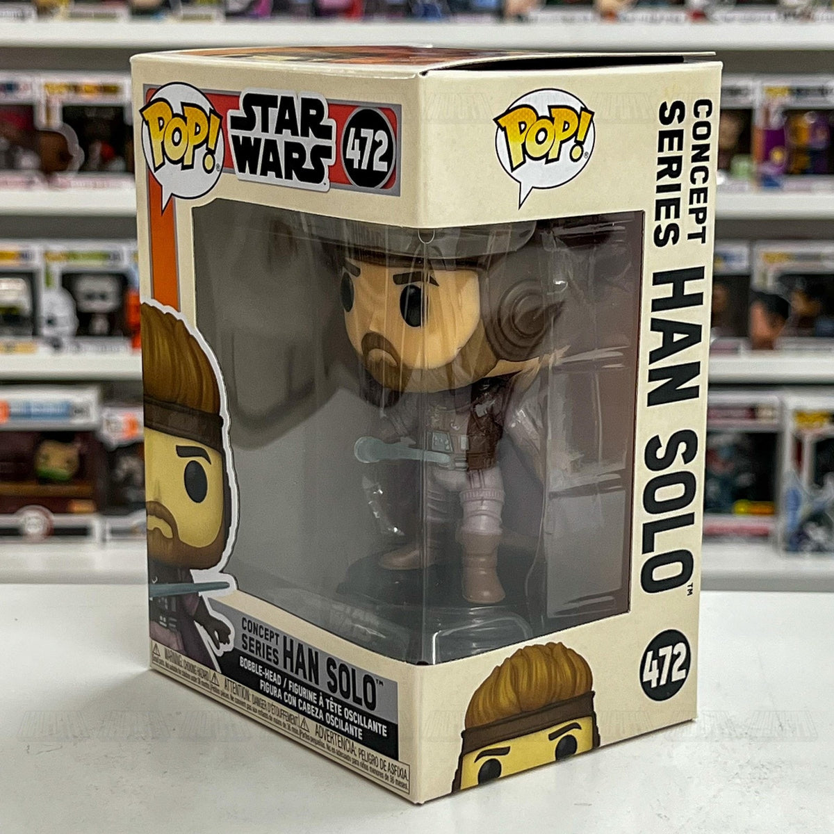 Funko Pop Star Wars Concept Series Han Solo 472 Smuggler Pilot Toy Vinyl Figure