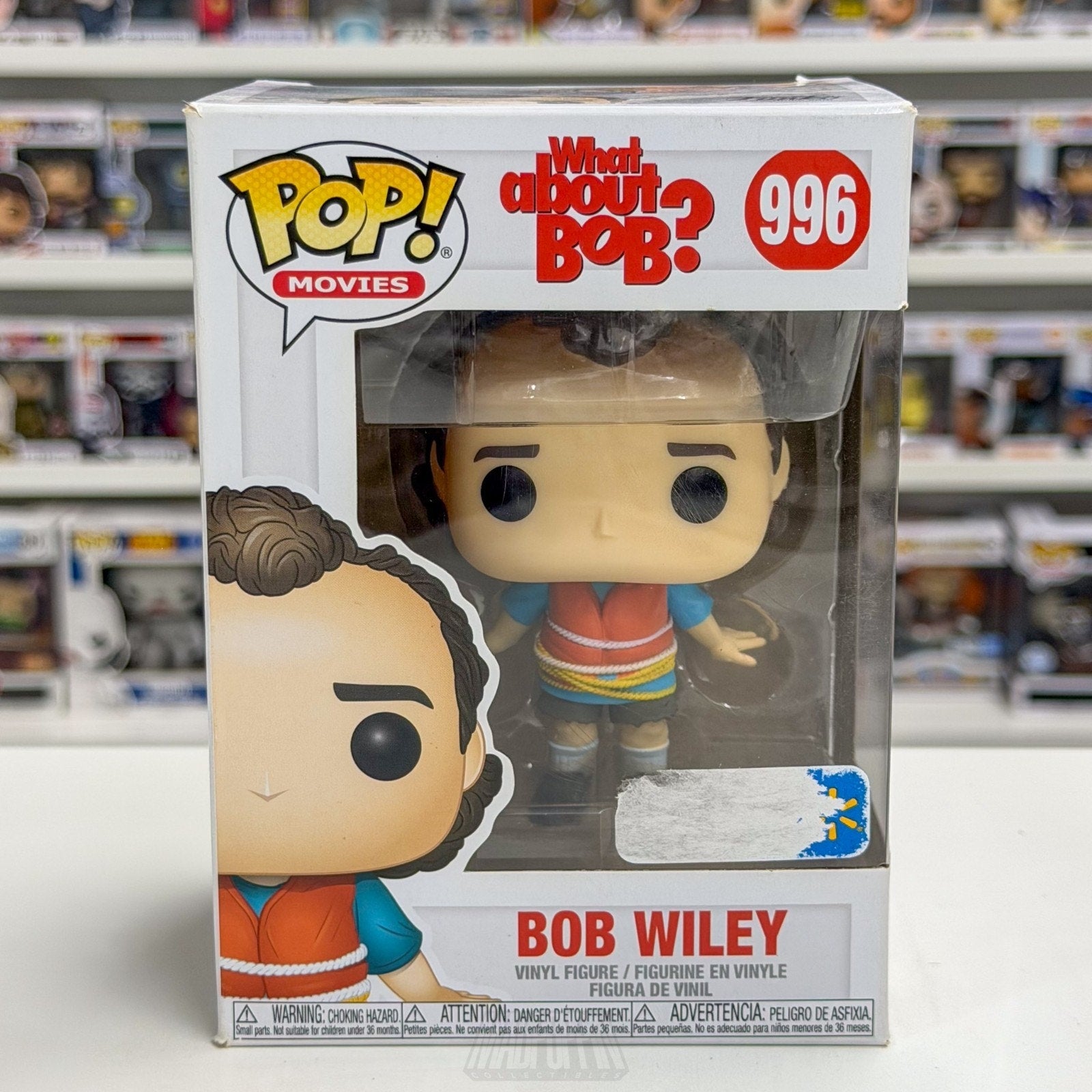 Funko Pop Movies What About Bob Wiley Life Vest Walmart 996 Comedy Vinyl Figure