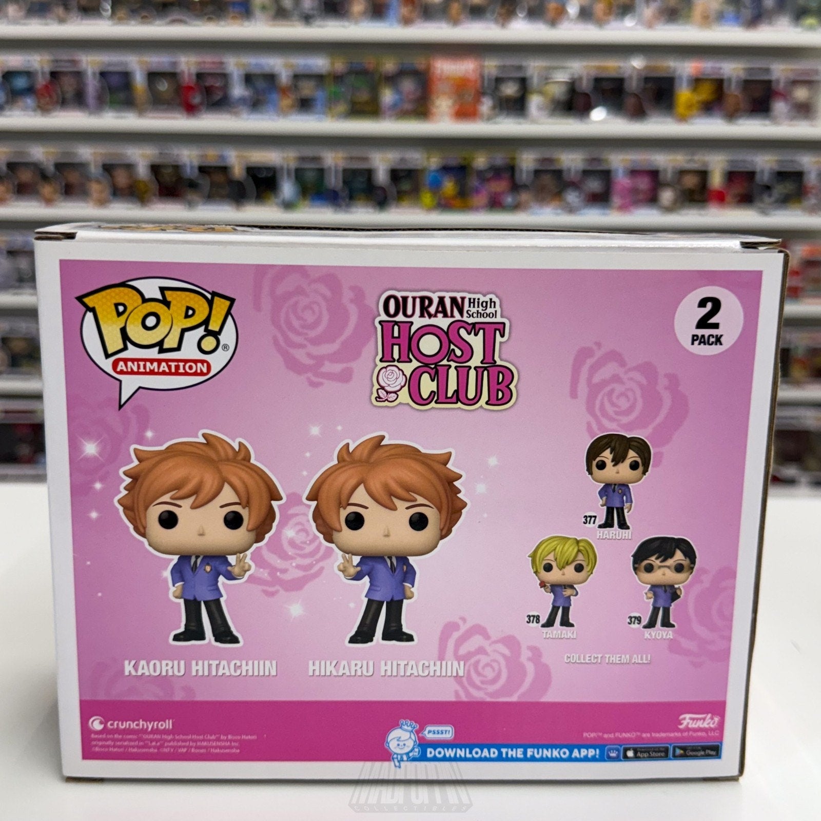 Funko Pop Anime Ouran High School Host Club Kaoru & Hikaru Hot Topic 2 Pack Toy