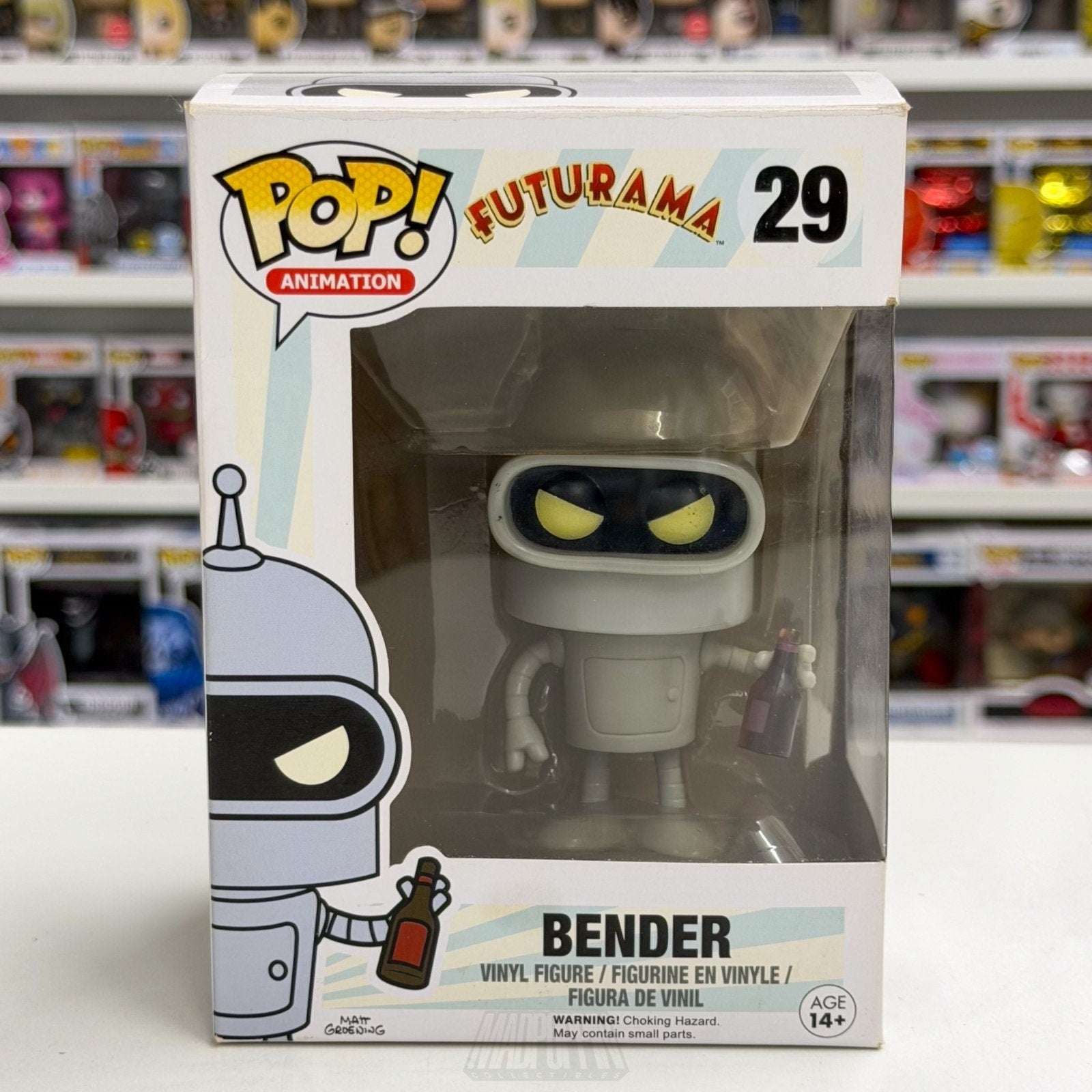 Funko Pop Animation Futurama Bender Bending Rodríguez 29 Robot Toy Vinyl Figure