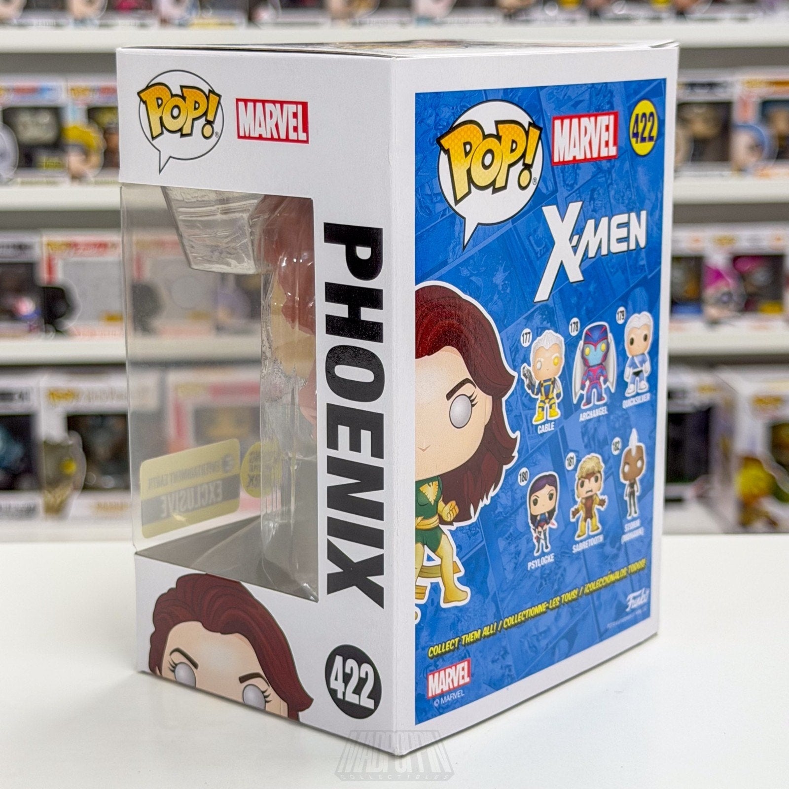 Funko Pop Marvel X-Men Phoenix Glow Entertainment Earth 422 Jean Grey Toy Figure