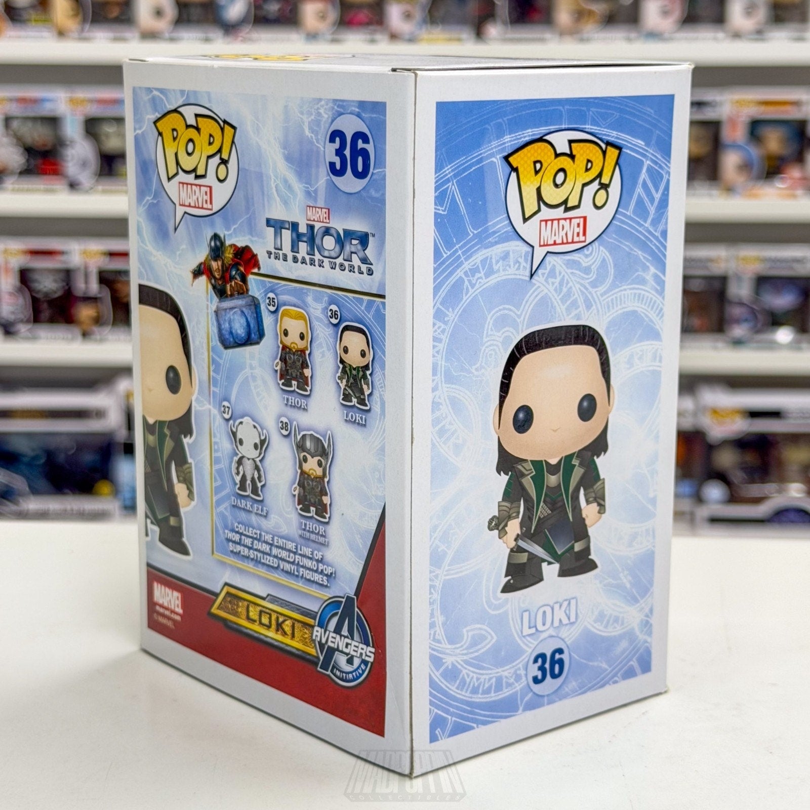 Funko Pop Marvel Thor The Dark World Loki Laufeyson 36 Asgard Toy Vinyl Figure
