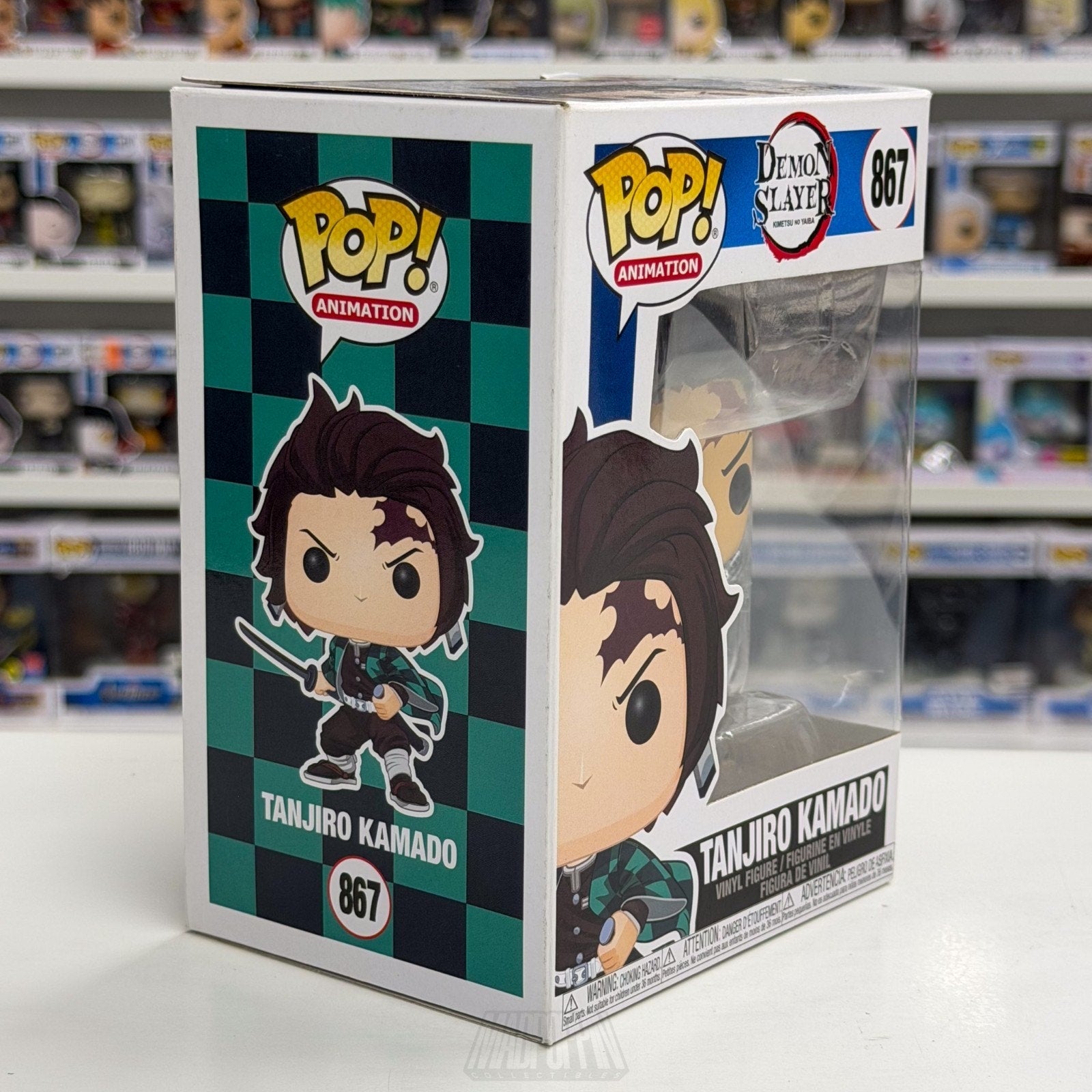 Funko Pop Anime Demon Slayer Tanjiro Kamado 867 Japanese Manga Toy Vinyl Figure