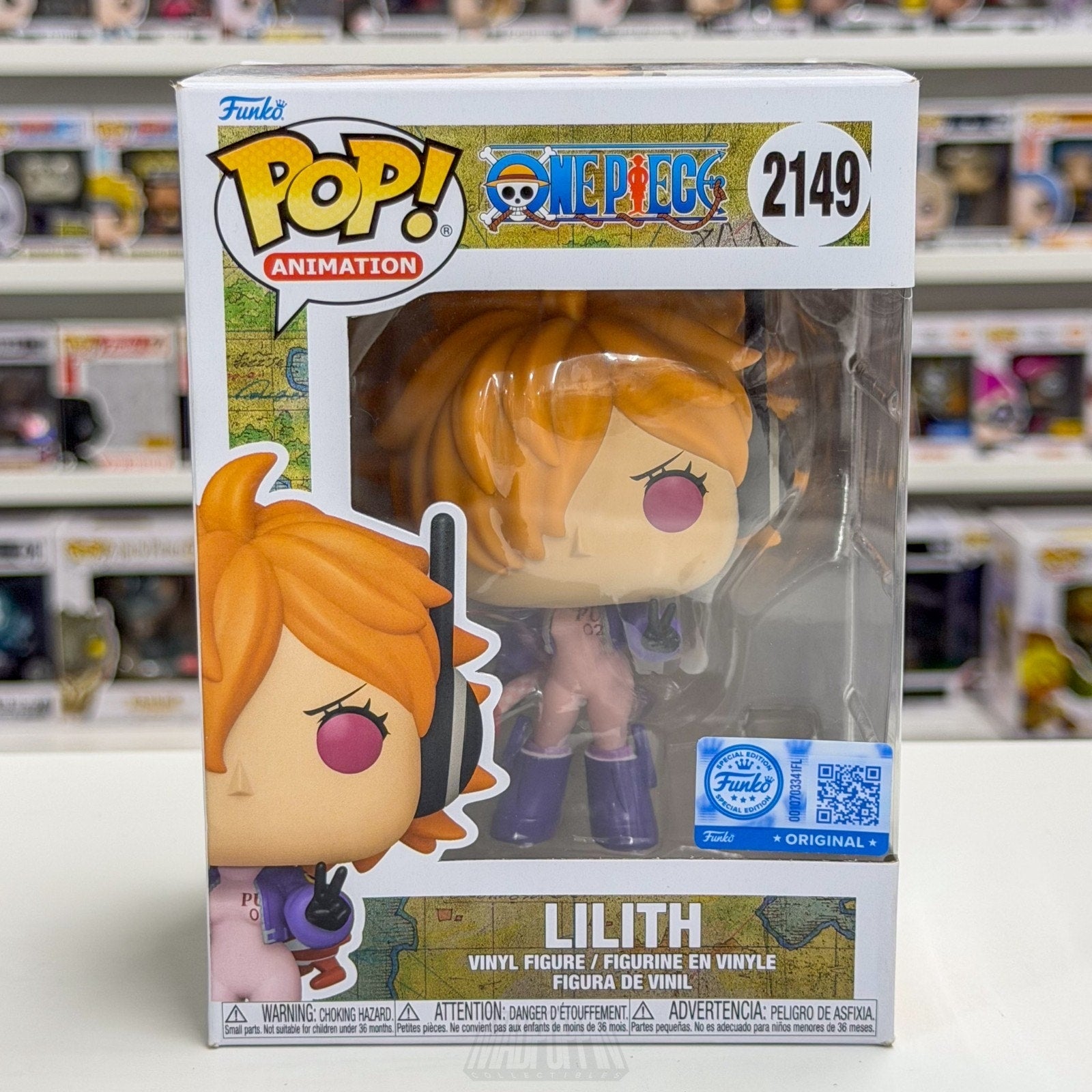 Funko Pop Anime One Piece Lilith Target 2149 Vegapunk Toy Manga Vinyl
