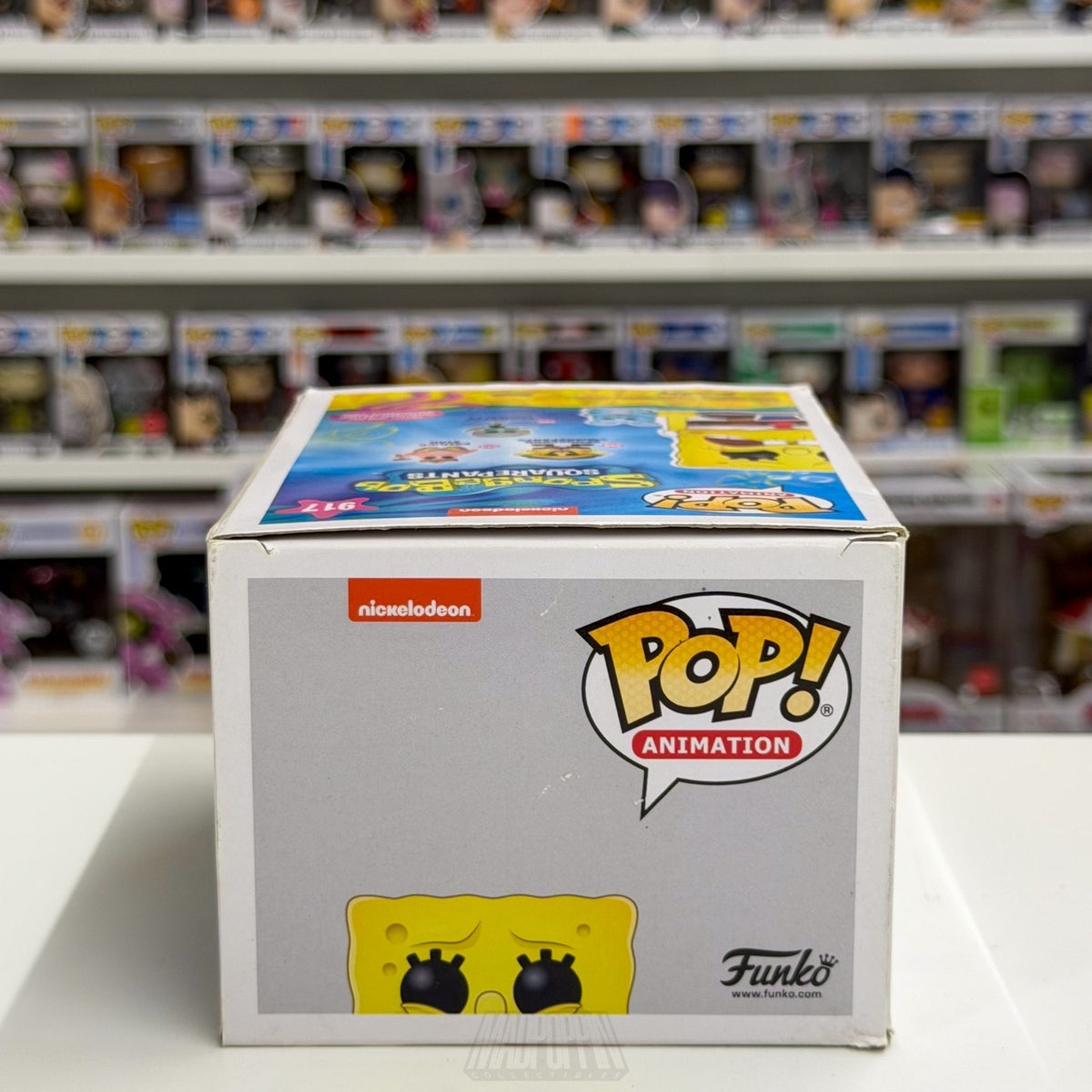 Funko Pop Animation SpongeBob SquarePant Weightlifter Hot Topic 917 Vinyl Figure
