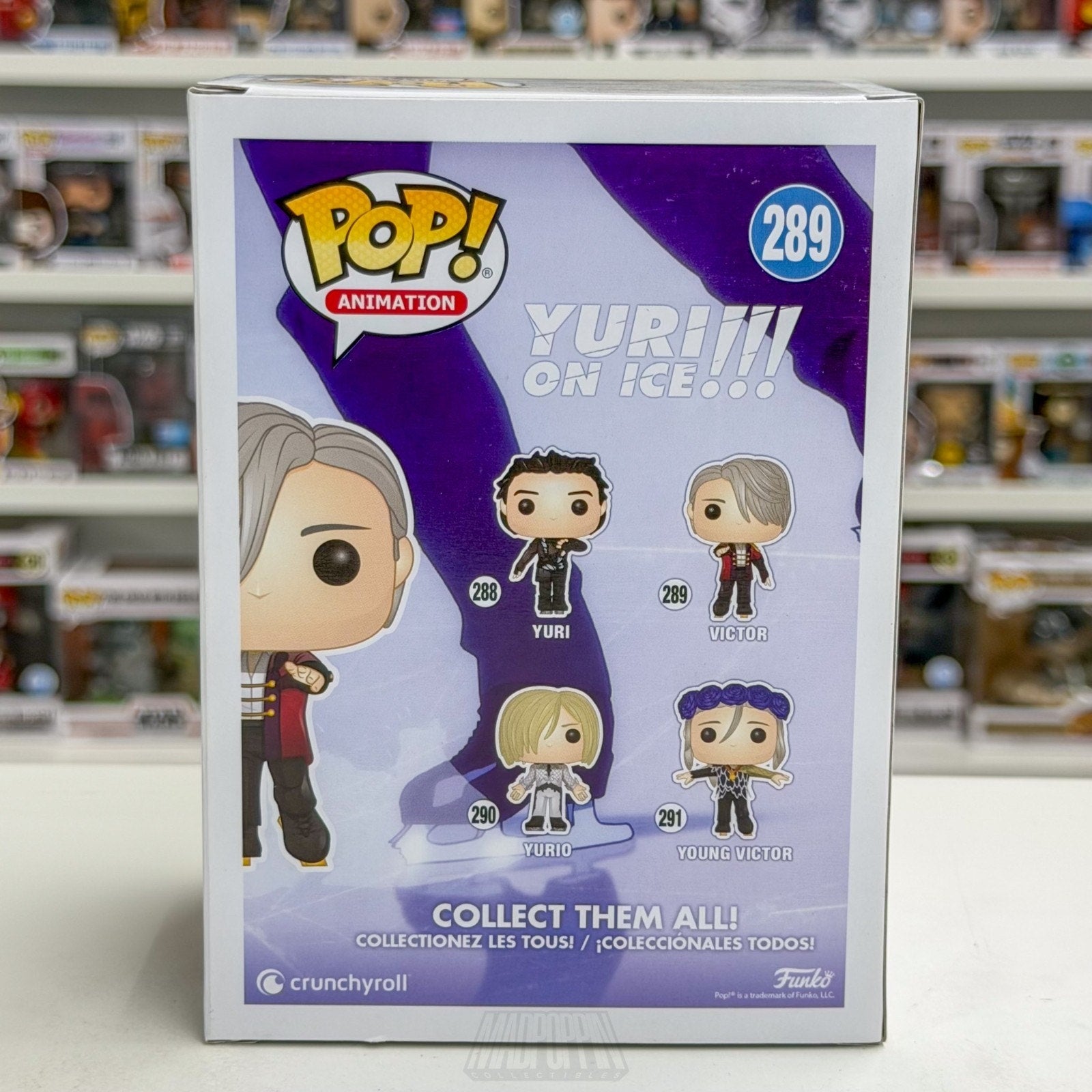 Funko Pop Anime Yuri on Ice Victor Nikiforov 289 Japan Manga Toy Skating Figure