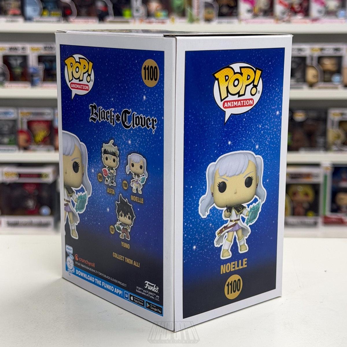 Funko Pop Anime Black Clover Noelle Silva 1100 Japanese Manga Toy Vinyl Figure