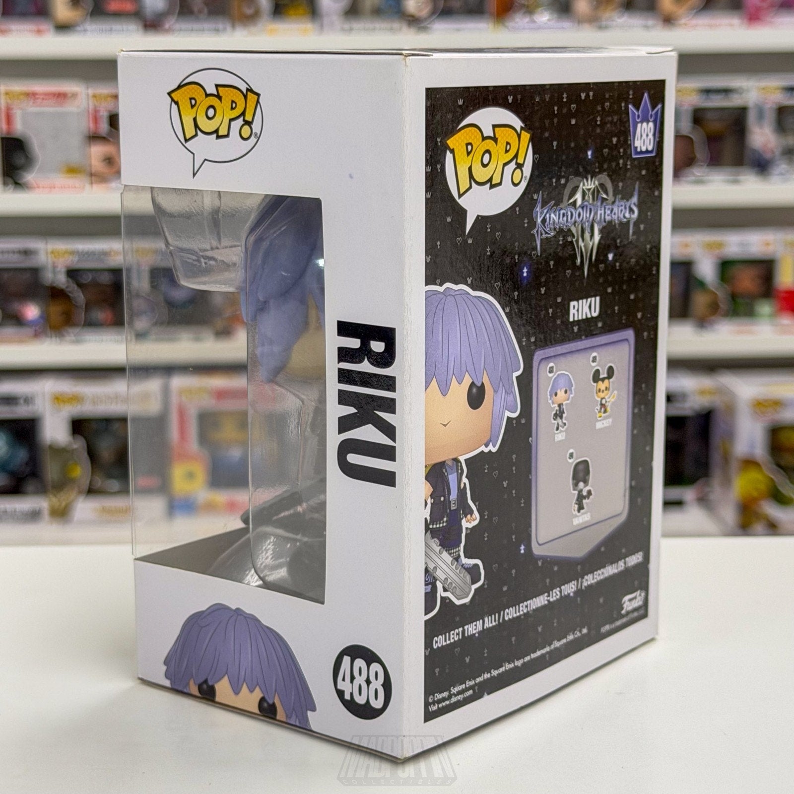 Funko Pop Disney Games Kingdom Hearts 3 III Riku w/Keyblade 488 Toy Vinyl Figure