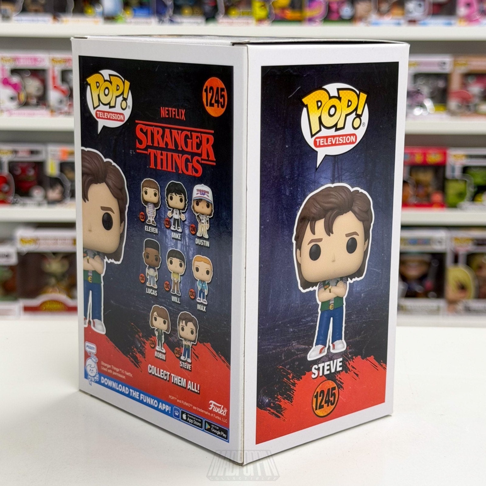 Funko Pop TV Stranger Things Steve Family Video Uniform 1245 Season 4 Toy Figure