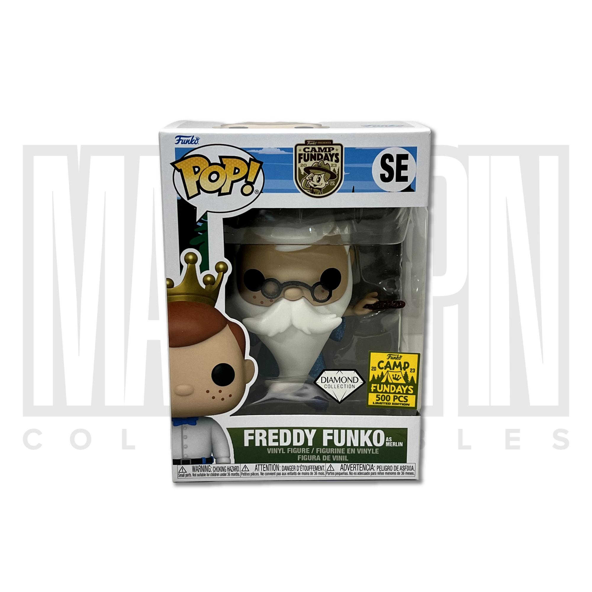 Funko Pop Camp Fundays Disney The Sword in the Stone Freddy as Merlin Diamond LE 500 SE