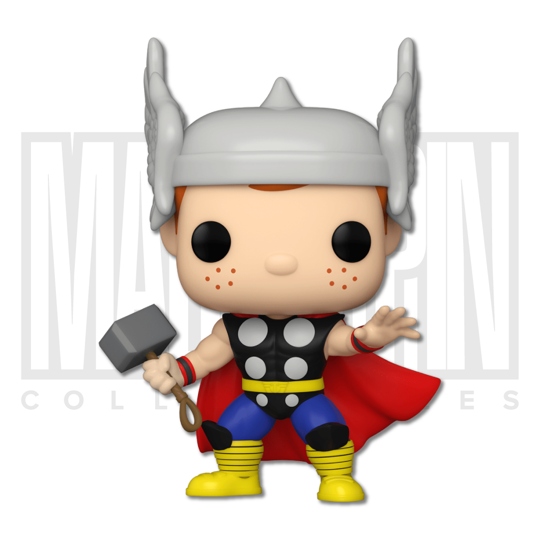 Funko Pop Fundays Blacklight Battle Marvel Freddy as Thor Metallic LE 1000 SE