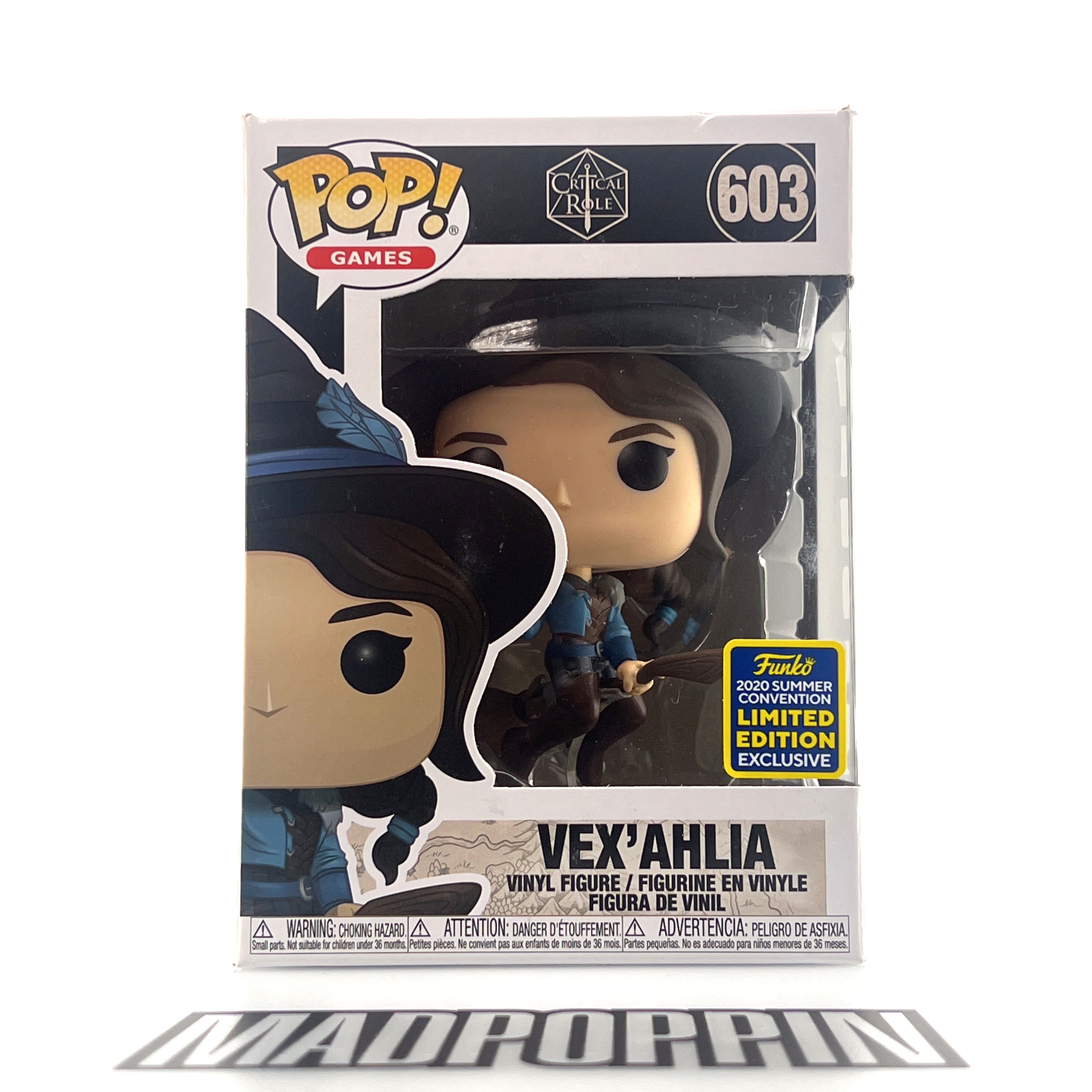 Funko Pop Games Critical Role Vex'Ahlia on Broom Summer Convention SDCC #603