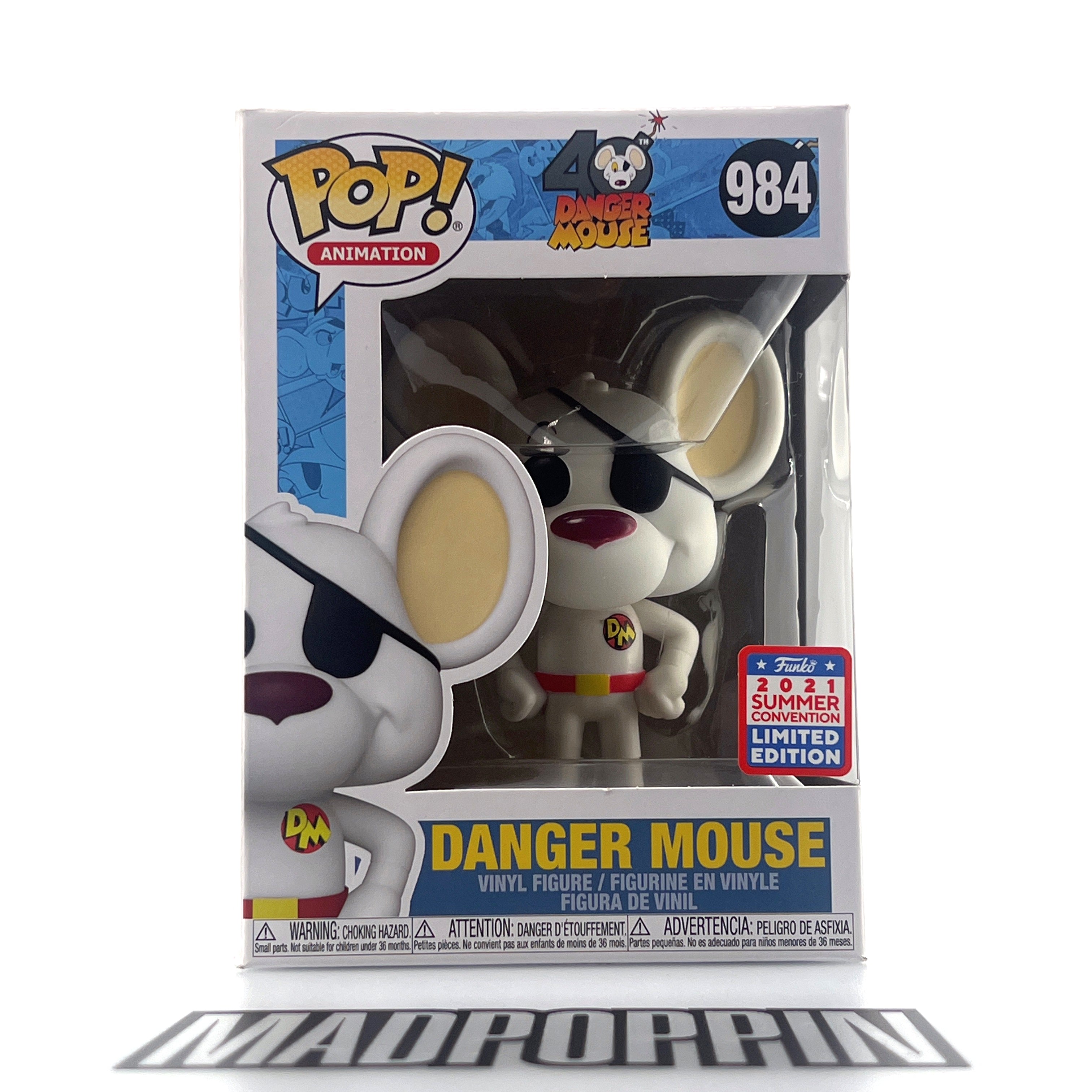 Funko Pop Animation Danger Mouse 40th Anniversary Summer Convention #984