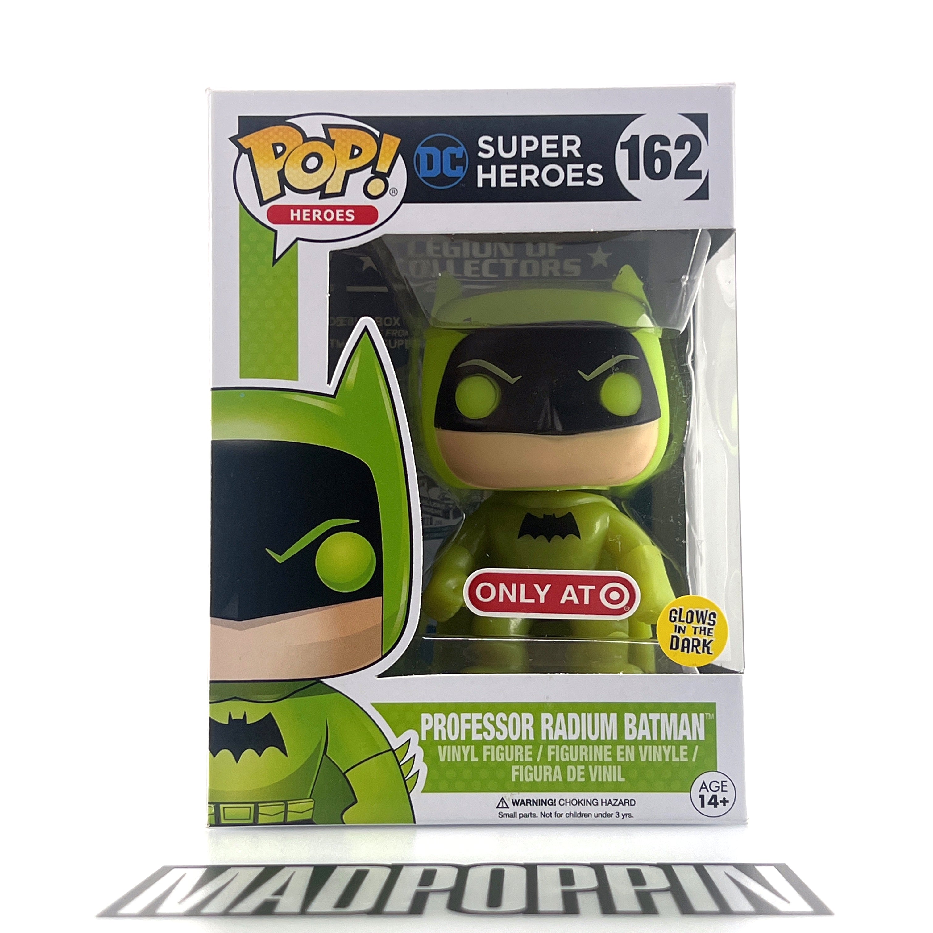 Funko Pop DC Super Heroes Professor Radium Batman Glow Target #162