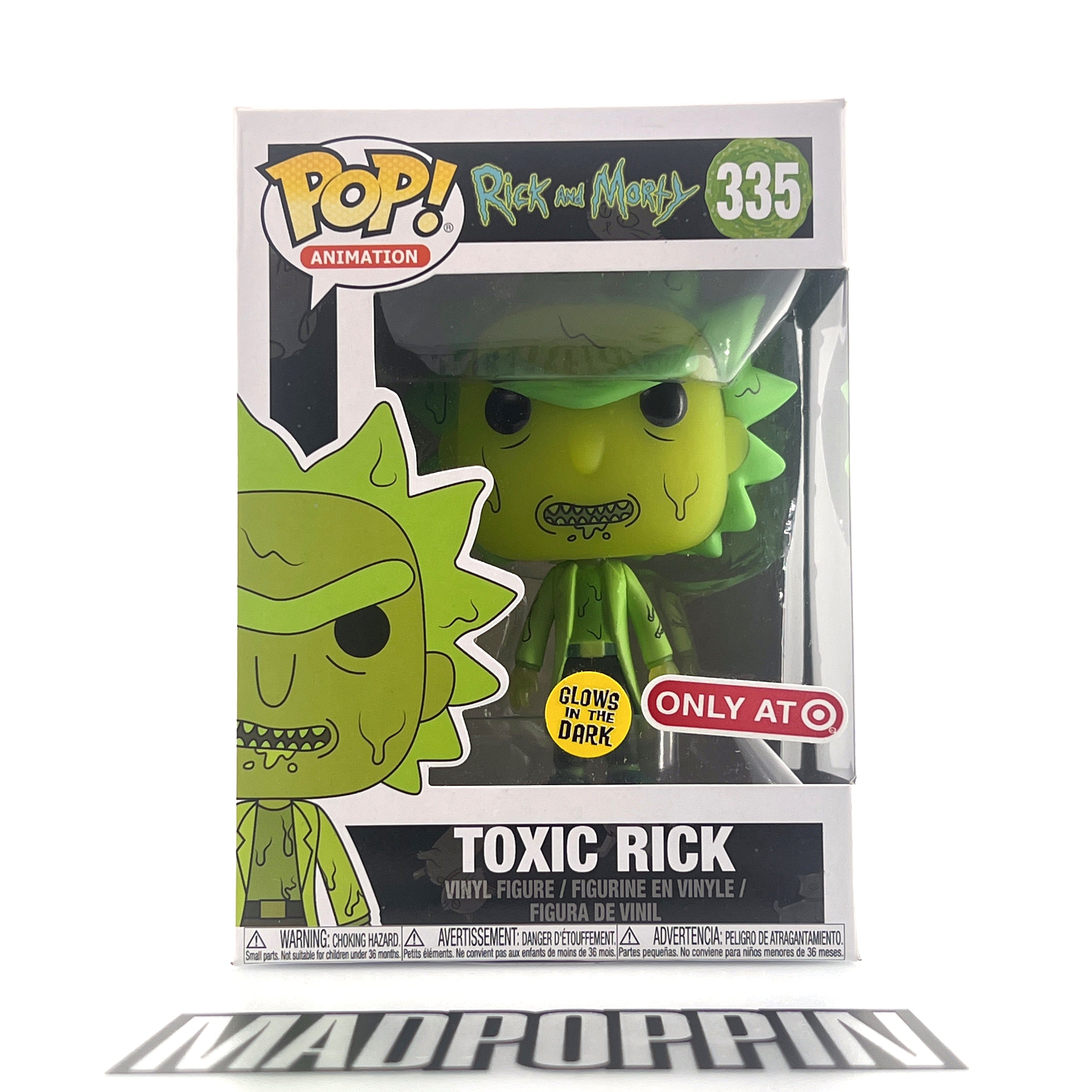 Funko Pop Animation Rick and Morty Toxic Rick Glow in the Dark Target #335