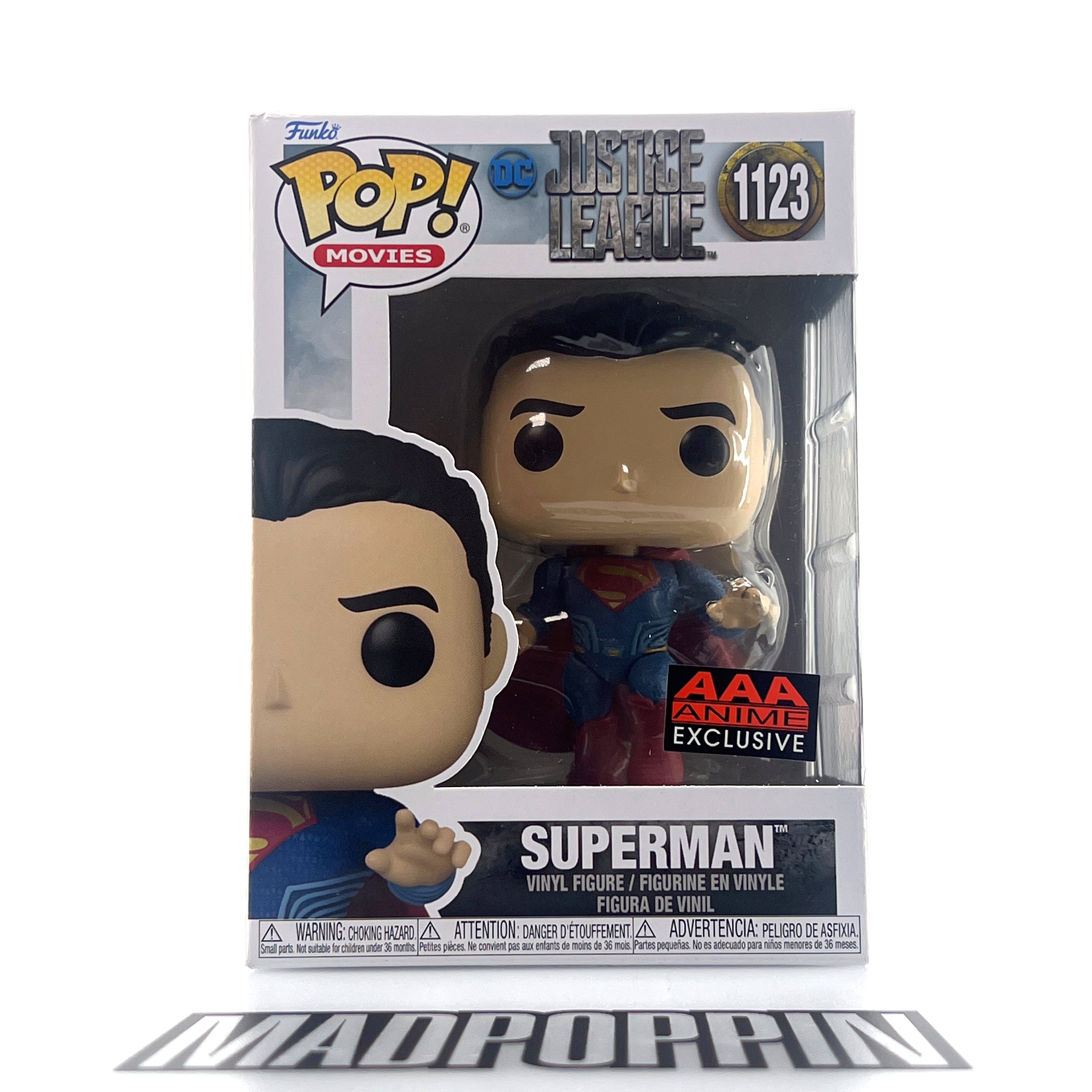 Funko Pop DC Super Heroes Justice League Superman Flying AAA Anime #1123