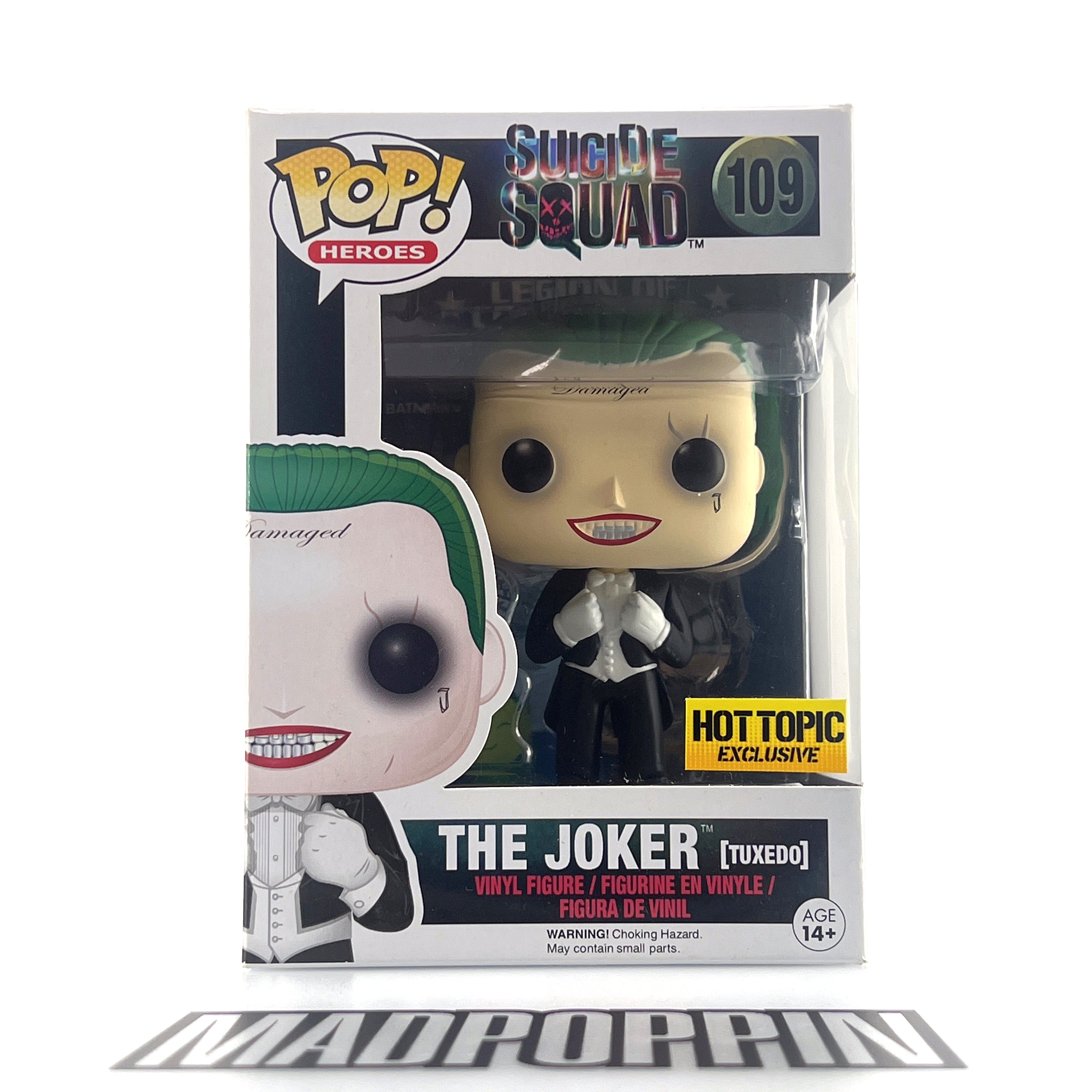 Funko Pop DC Heroes Suicide Squad The Joker Tuxedo Hot Topic 1#09