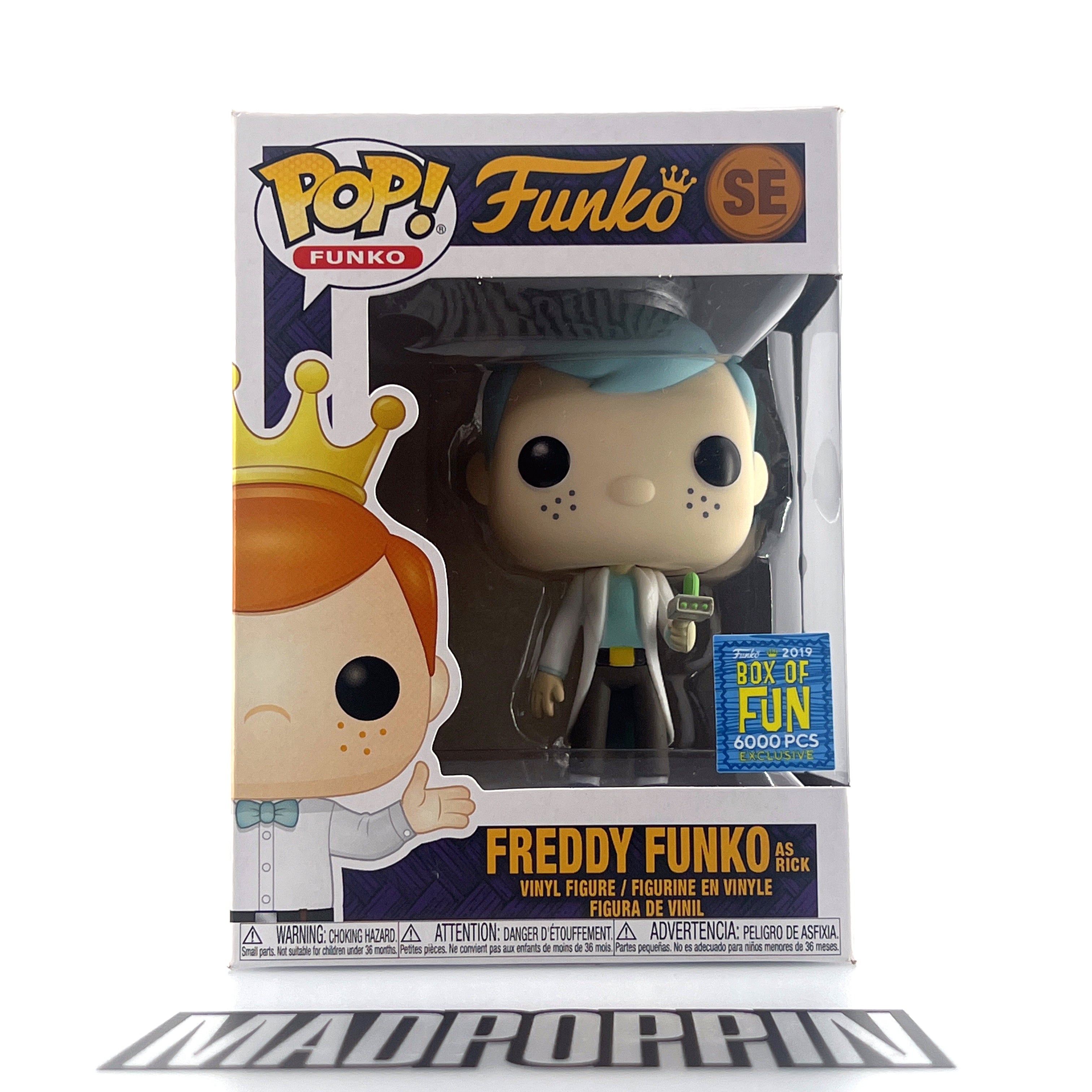 Funko Pop Freaky Tiki Fundays 2019 Freddy Funko as Rick with Portal Gun SDCC LE 6,000 #SE