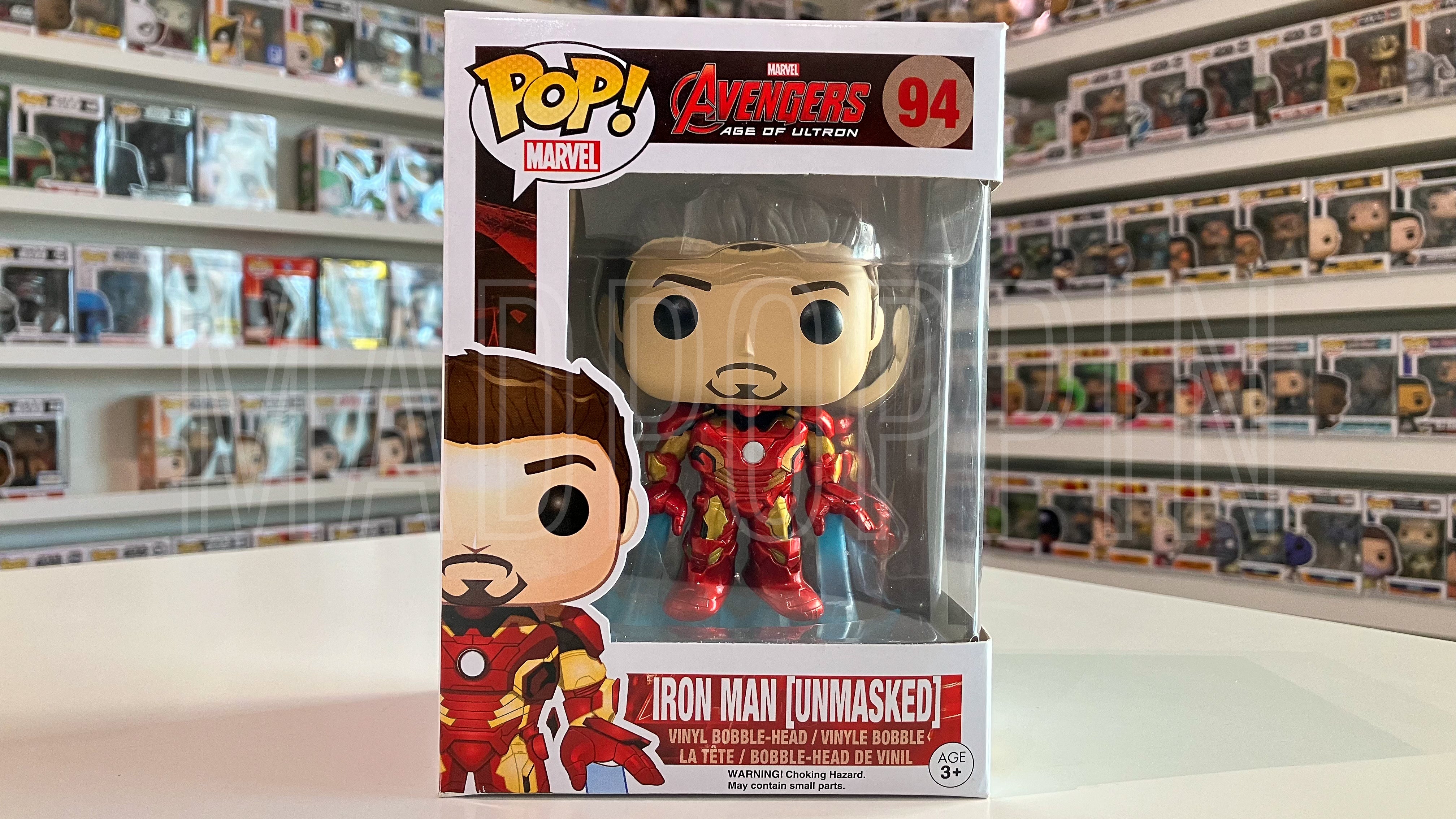 POP! Marvel: Avengers: Age of Ultron - Iron Man [Unmasked] (Mark 43)